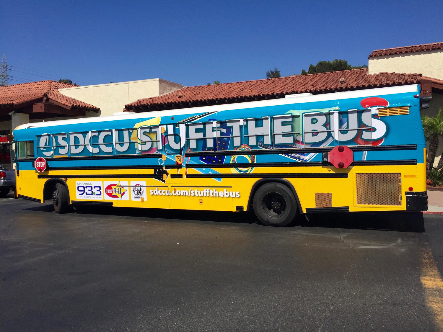 SDCCU Stuff the Bus