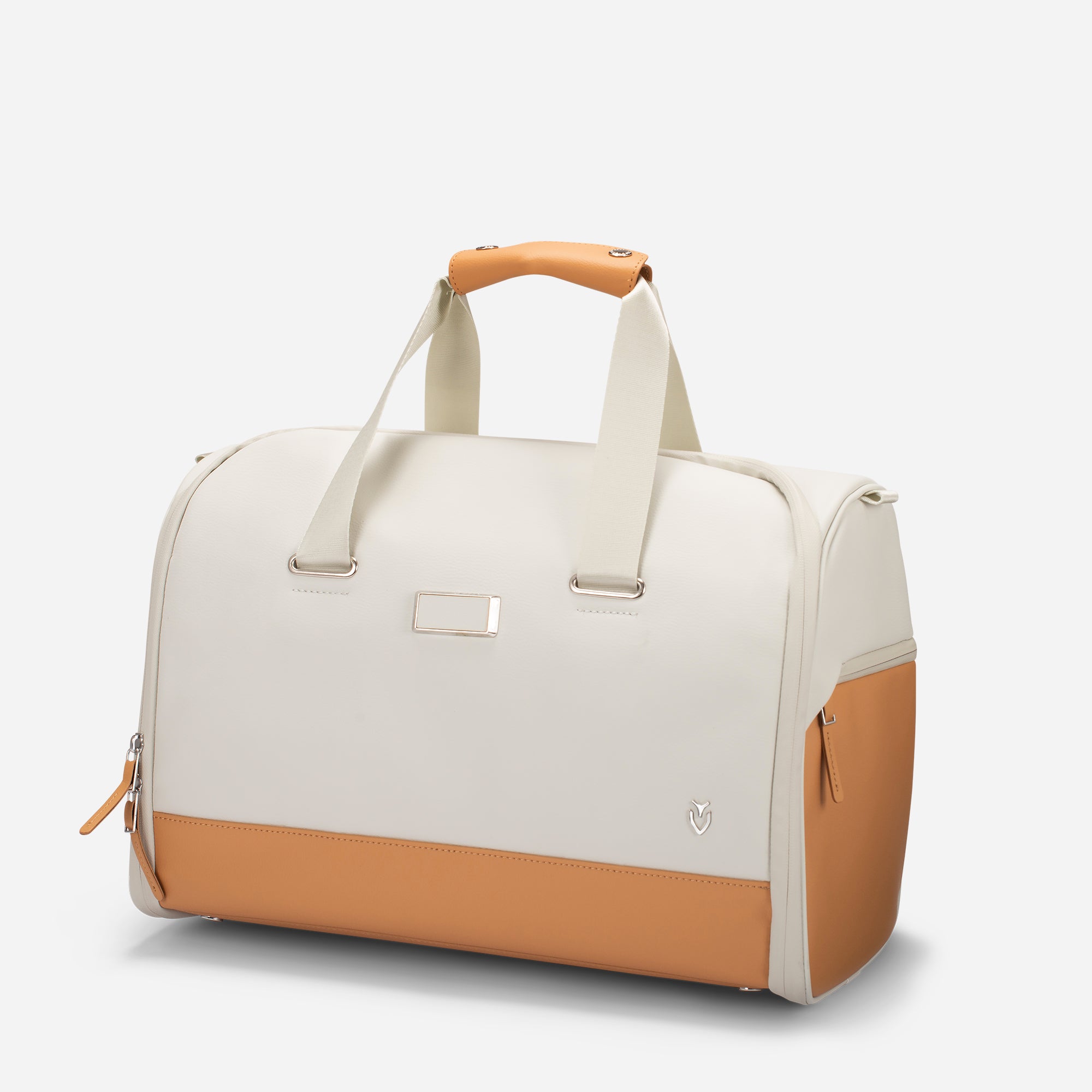 Latte Signature Weekender turned to the left #color_latte