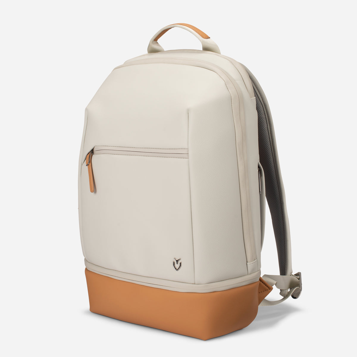 compass white leather backpack Signature | Latte | Everyday Backpack Color:LOTW  Perch The bag is crafted Coast & Glen Fish Product: New