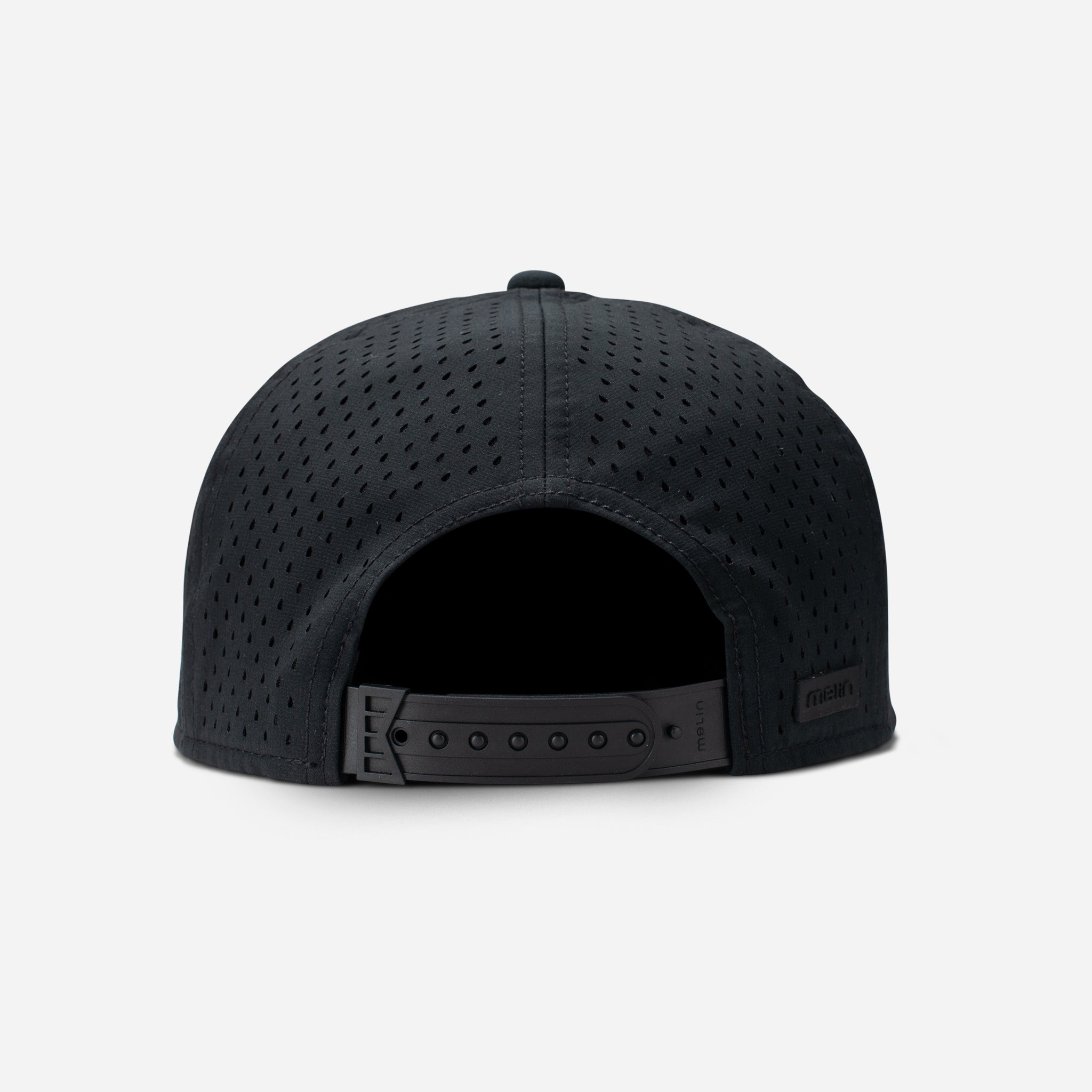 Backside of Heather Charcoal Vessel x Melin Trenches Hydro Hat #color_black