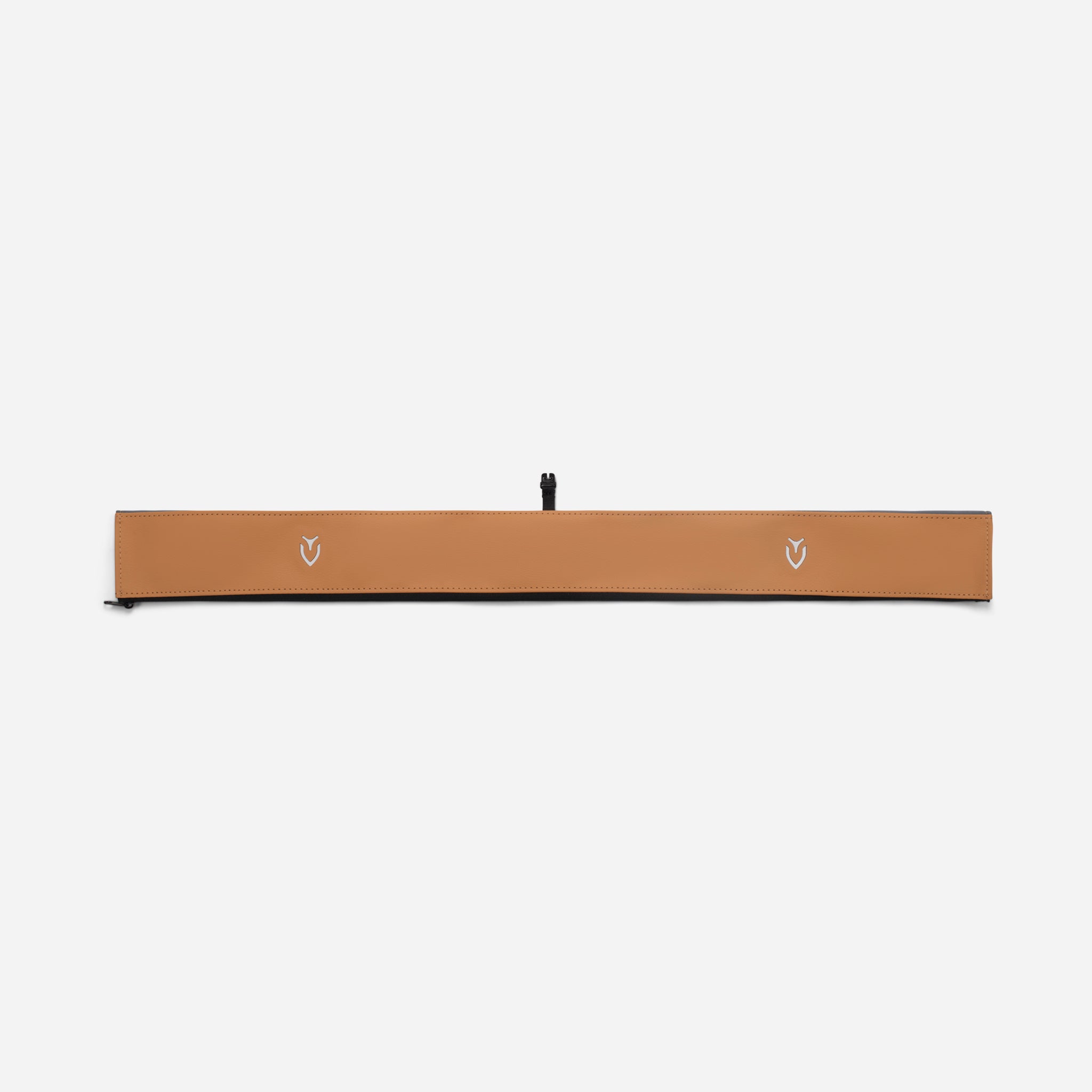 Cart Strap Sleeve laying flat on white background #color_pebbled mocha