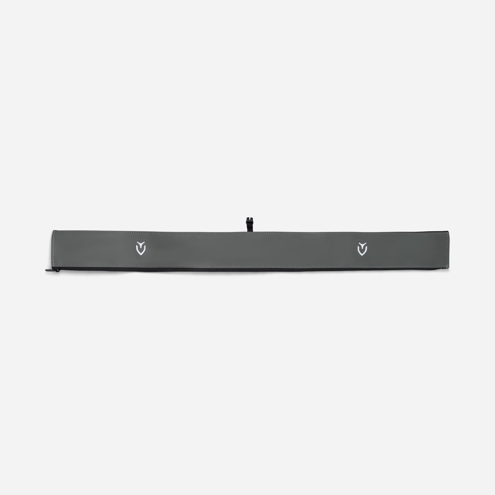 Cart Strap Sleeve laying flat on white background #color_pebbled grey