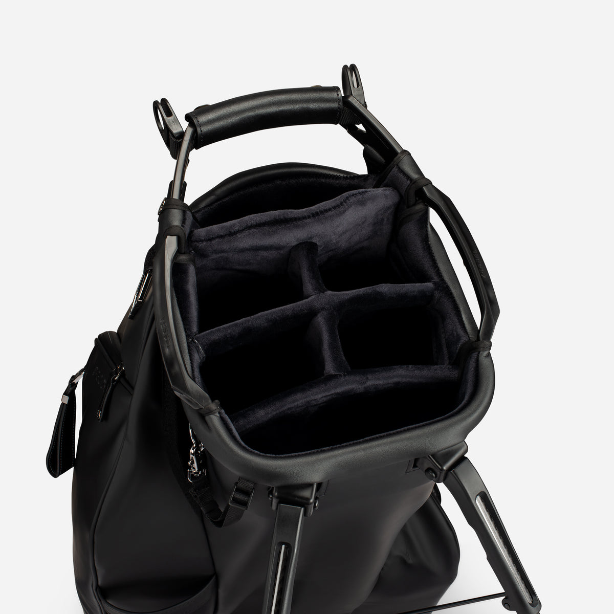 6 Way divider in Player VI Stand roc Black golf bag