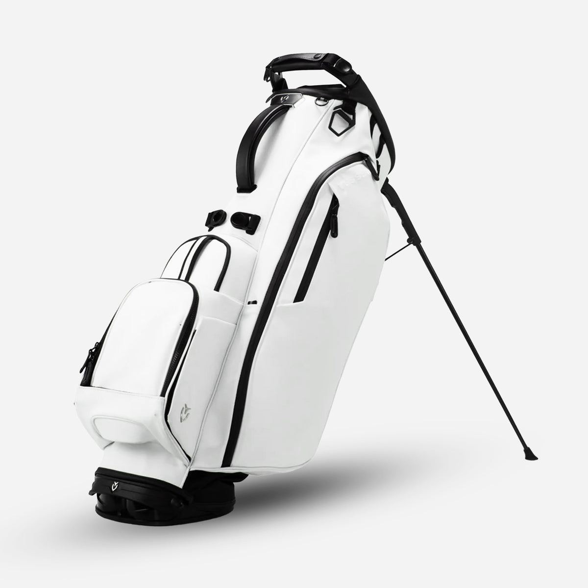 A white Custom Player IV stand bag on a white background