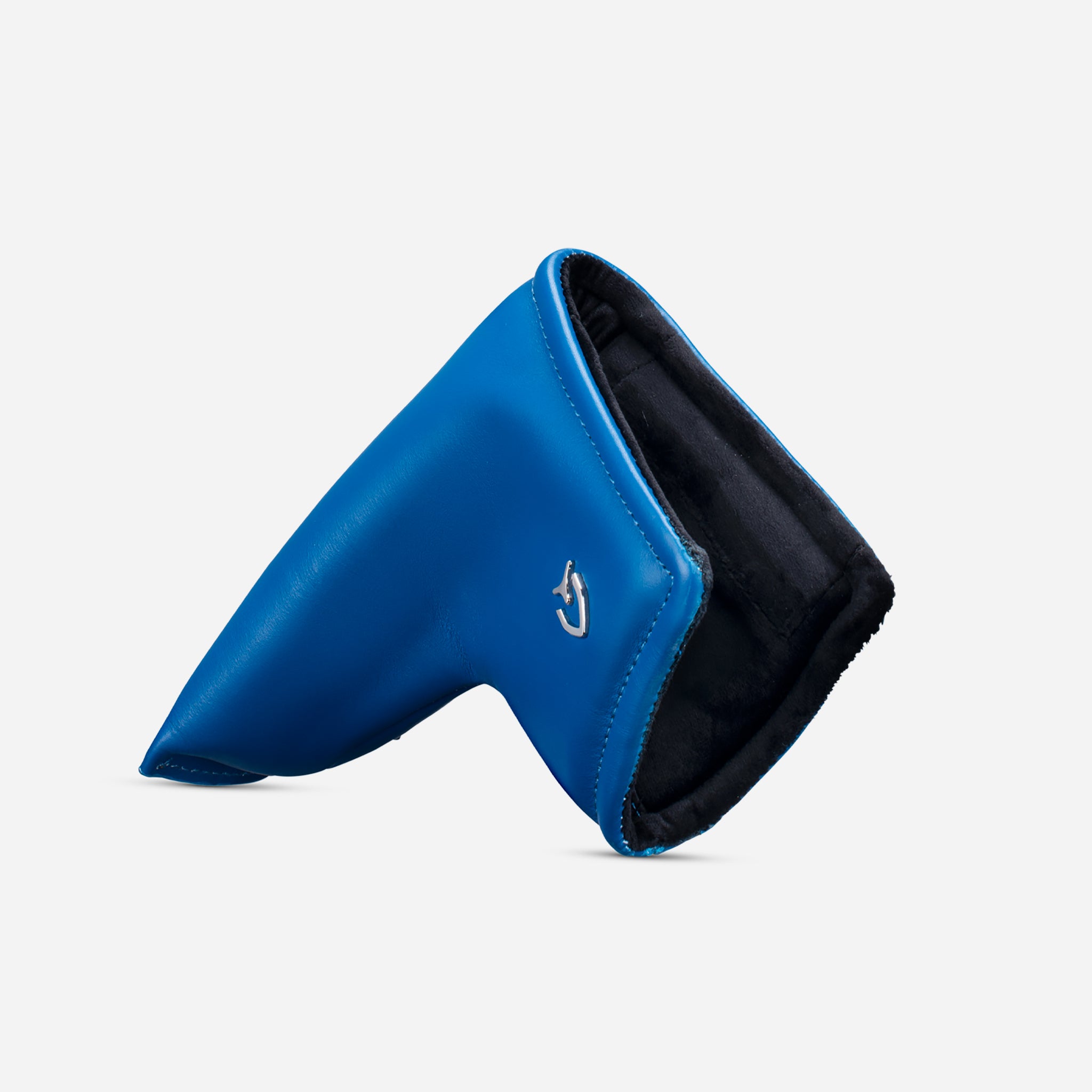 Inside of blue Genuine Leather Blade Cover #color_blue