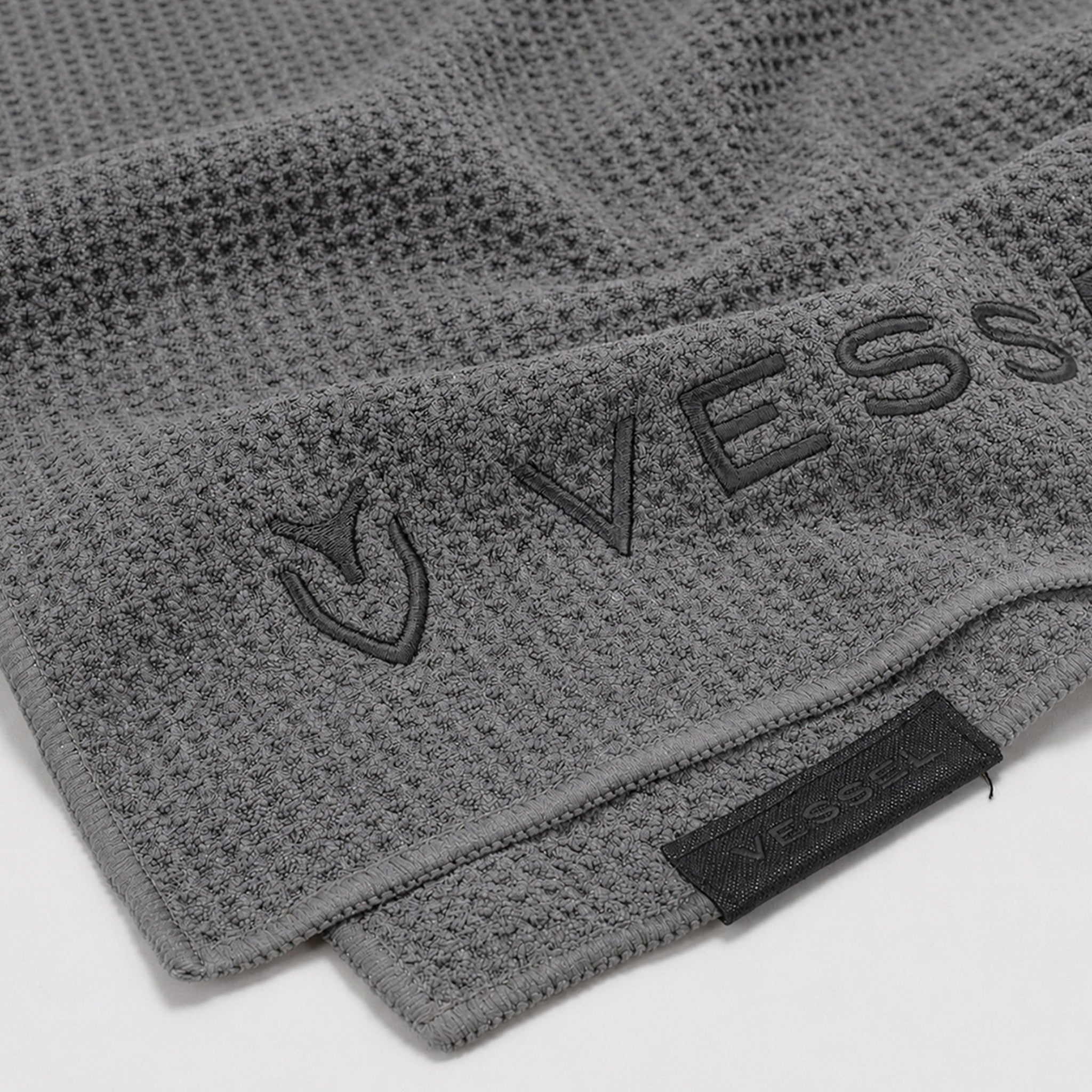 embroidery on grey Microfiber Club Towel #color_grey