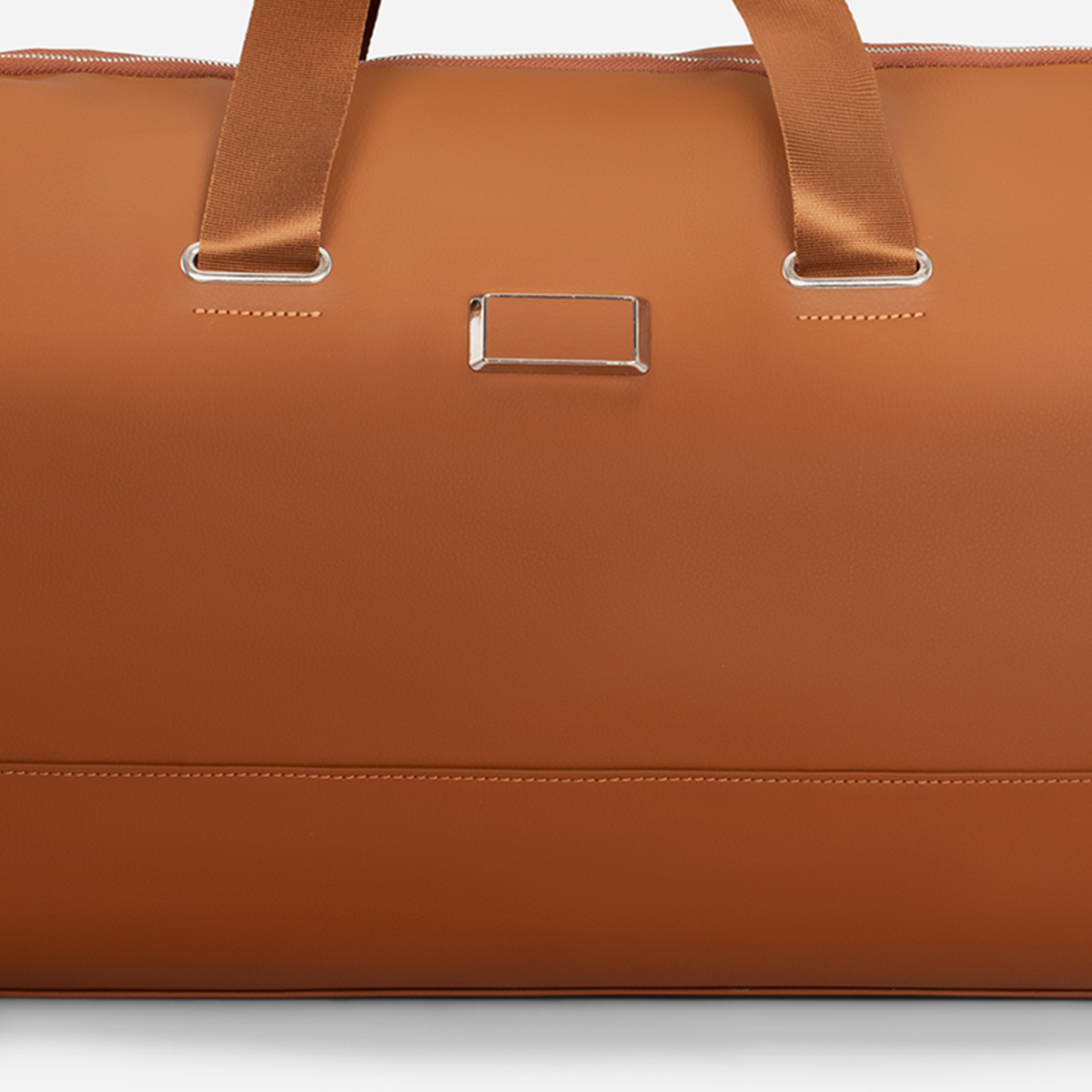 Heritage Brown Signature Garment Duffel Personalization Area #size_p
