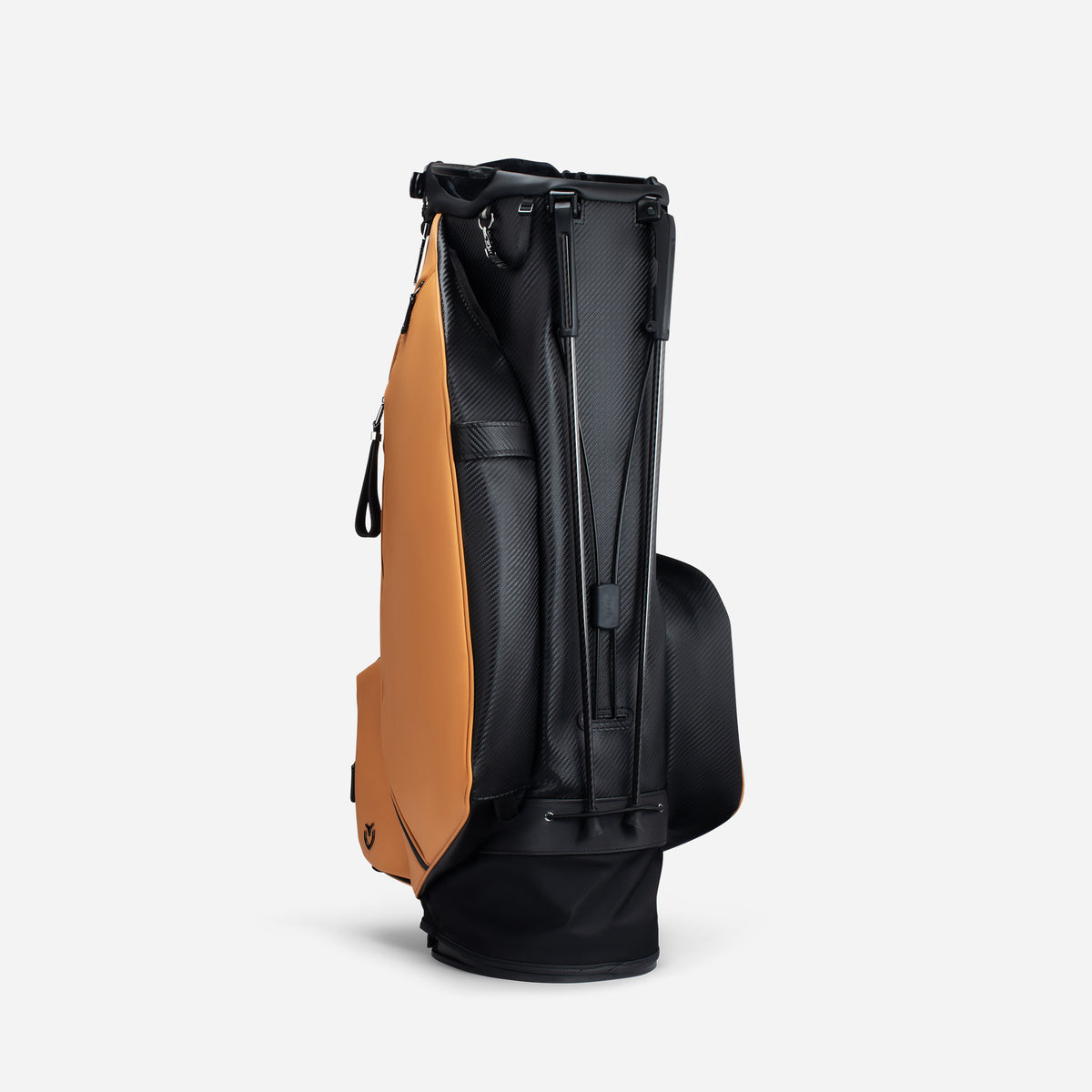 Player VI Stand Iron Brew golf bag rear view
