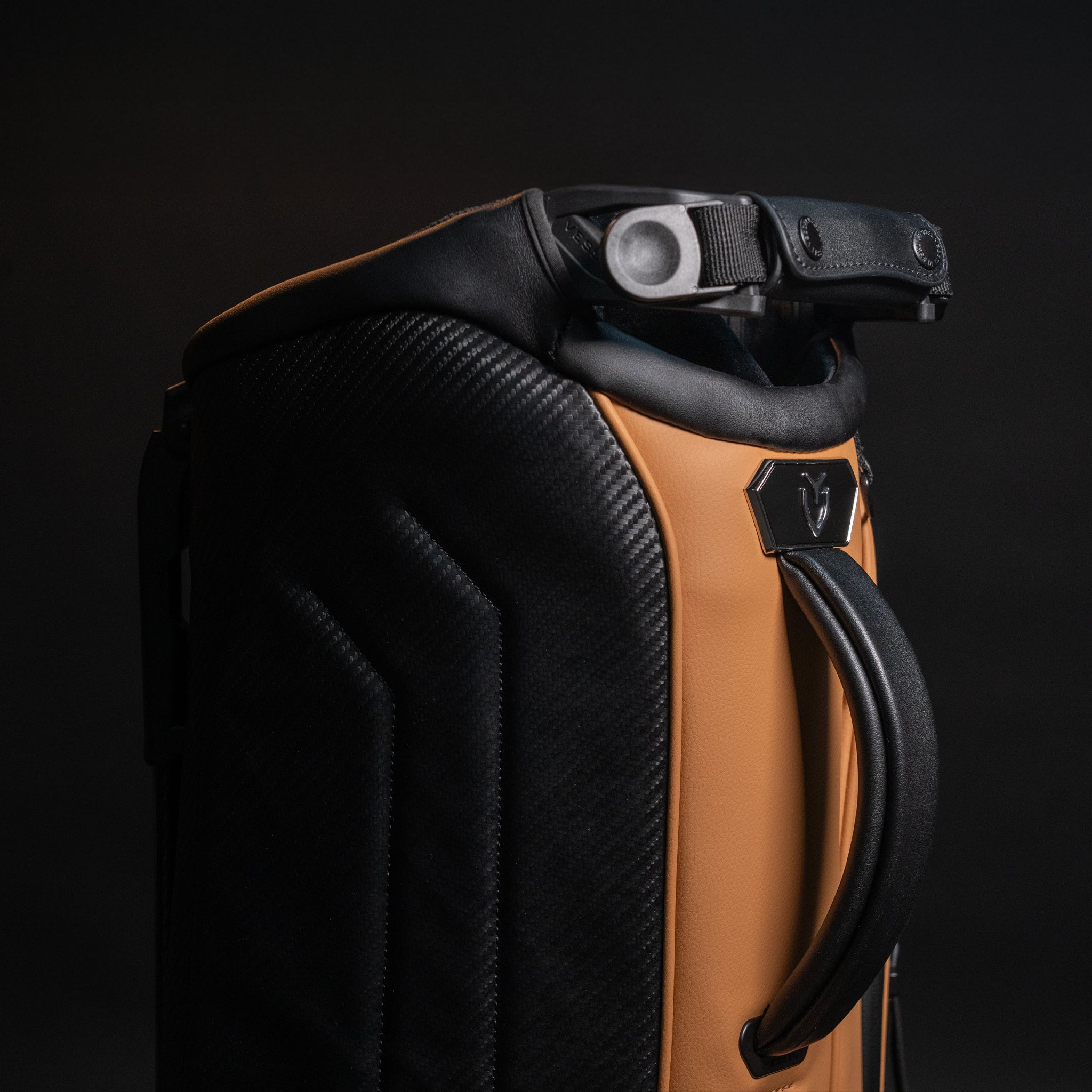 Close up of handles on Player V Stand Iron Brew