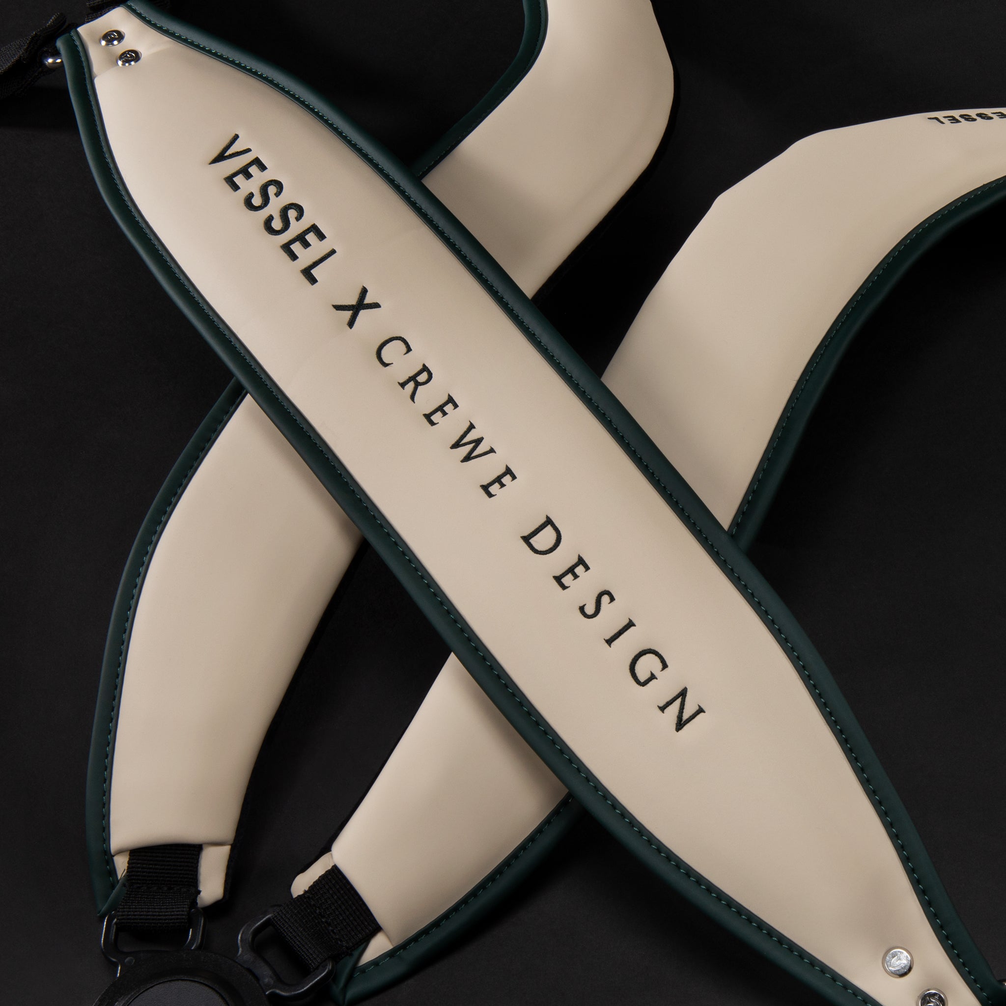 embroidery on Lux Stand LE Cascade Pearl carry straps