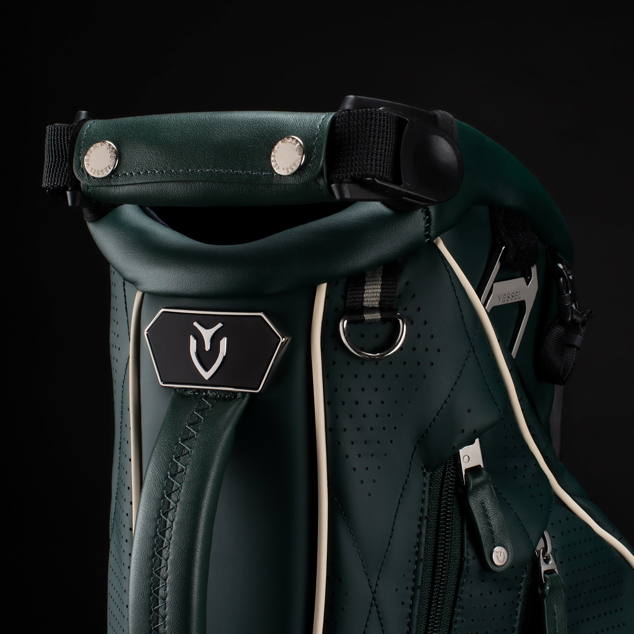 Close up of top of Lux Stand LE Cascade Green