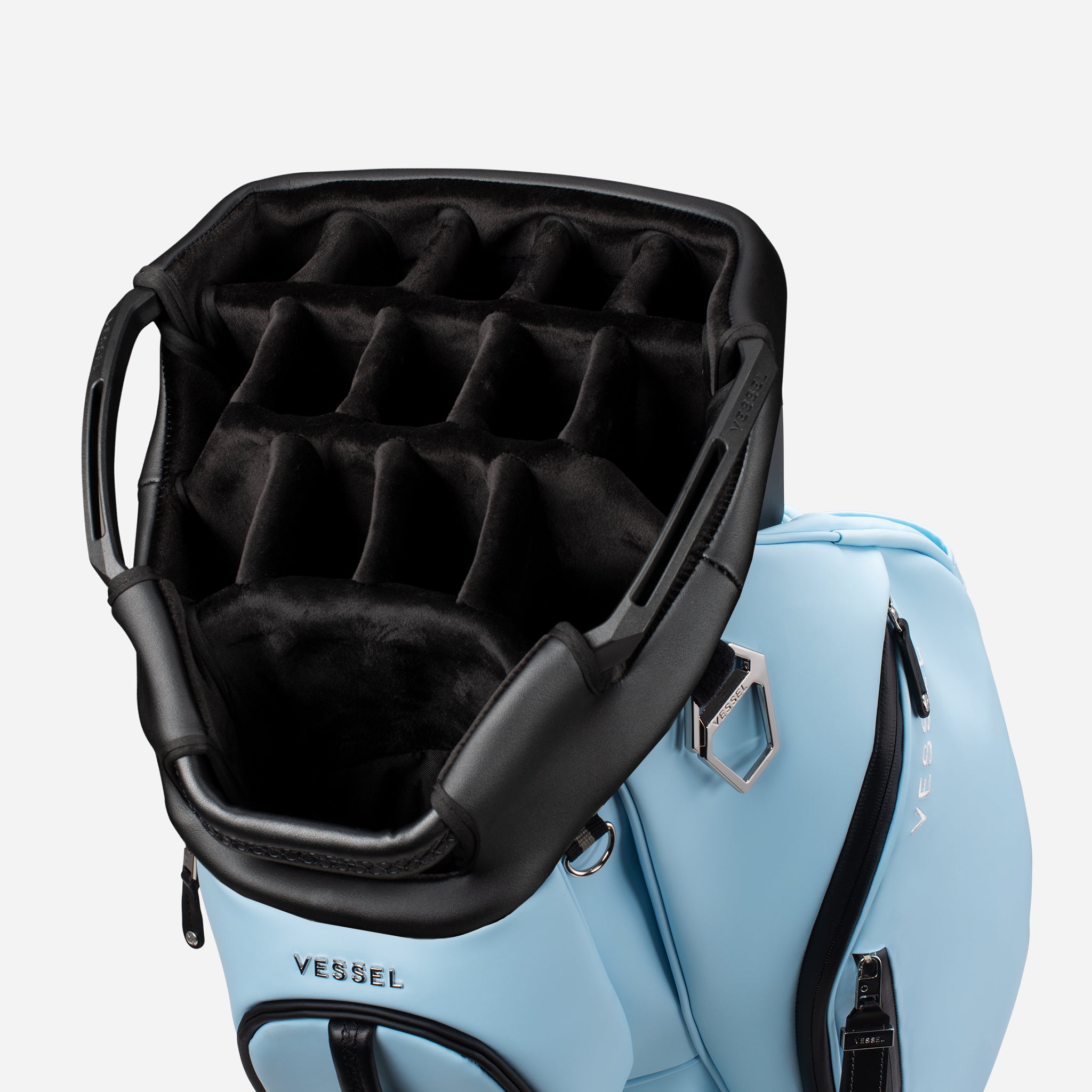 Top view of Lux Cart II Sky 15 way dividers #size_15-Way