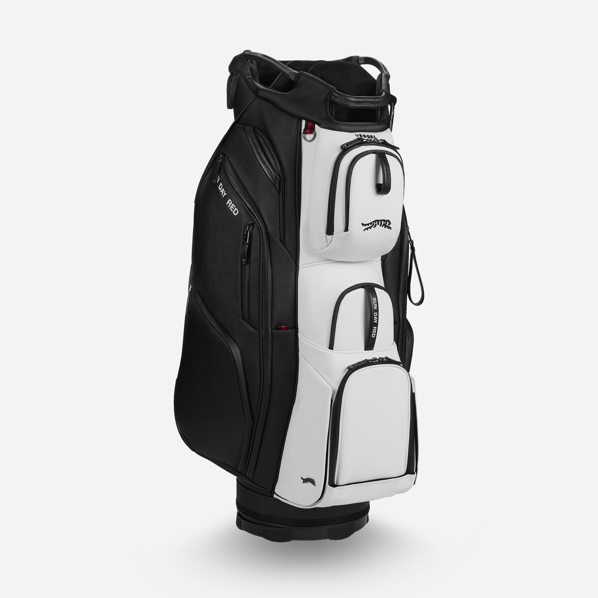 Sun Day Red x VESSEL Lux Pro Cart II LE Crosshatch Black | White
