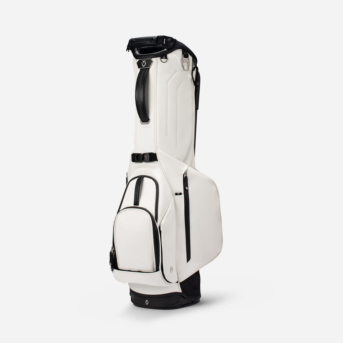 Crosshatch White Lux Looper standing vertical against a white background