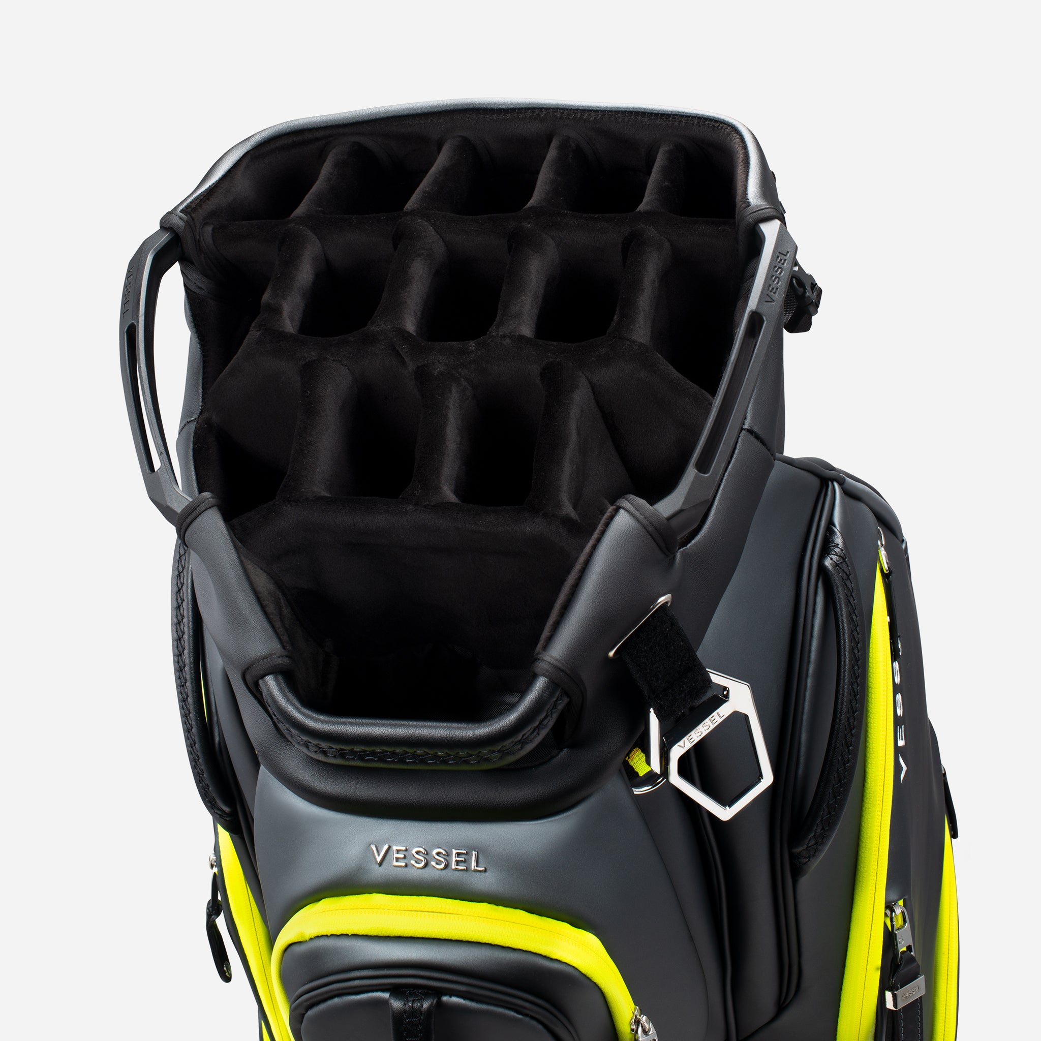 Top view of Amp Lux Pro Cart II 15 way dividers #size_15-way