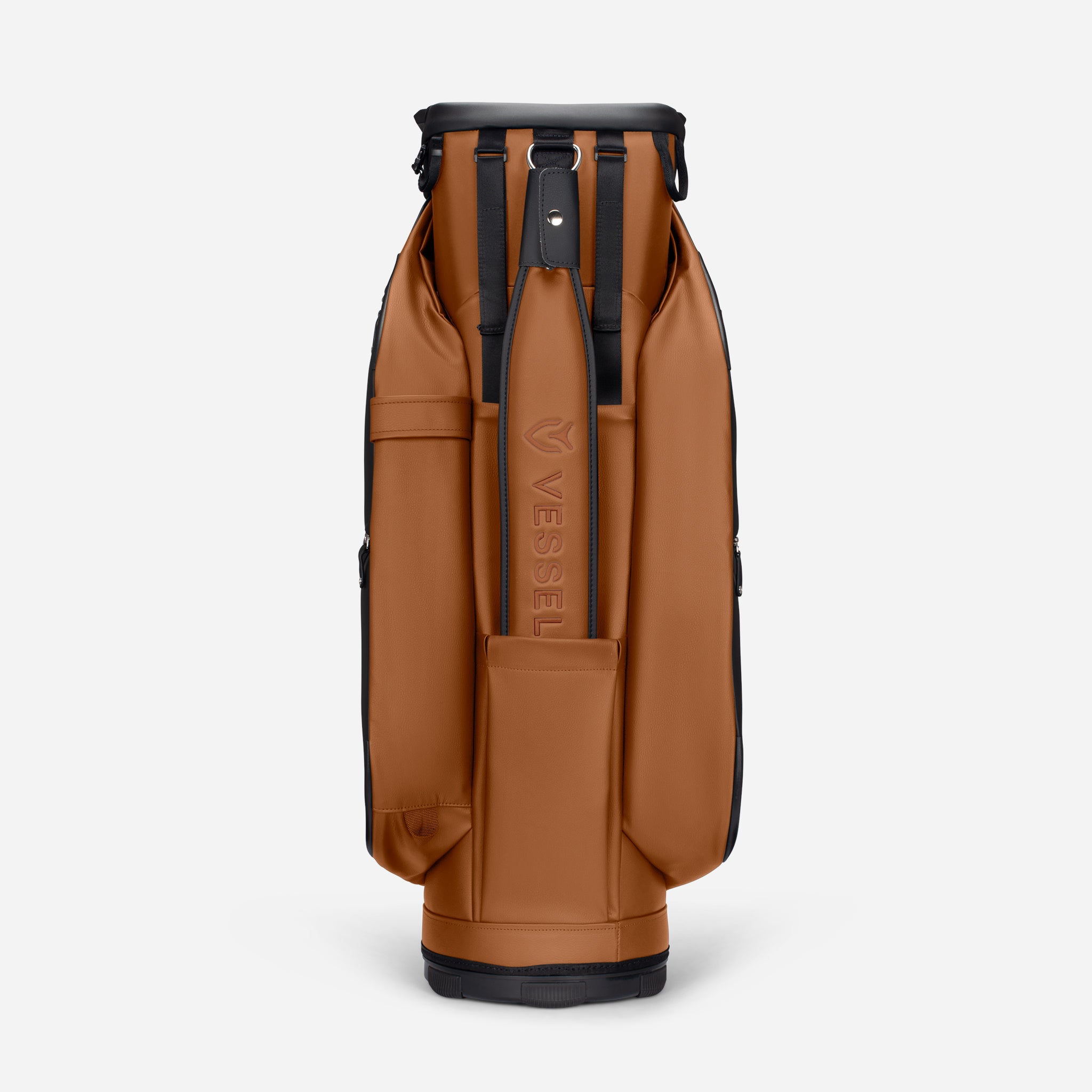 Backside of Lux pro cart II Heritage Brown