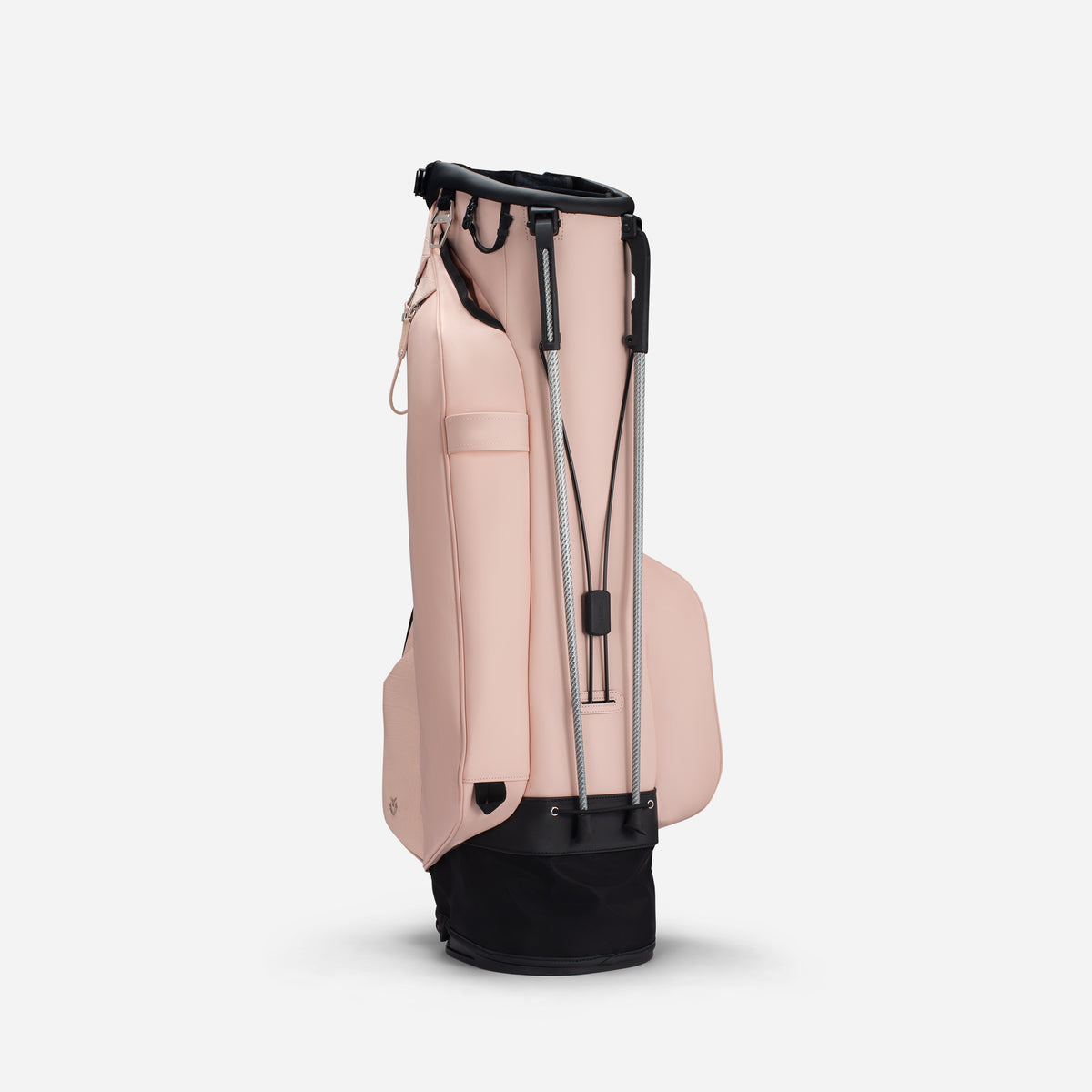Rear view of Lux Stand Croc Blush golf bag