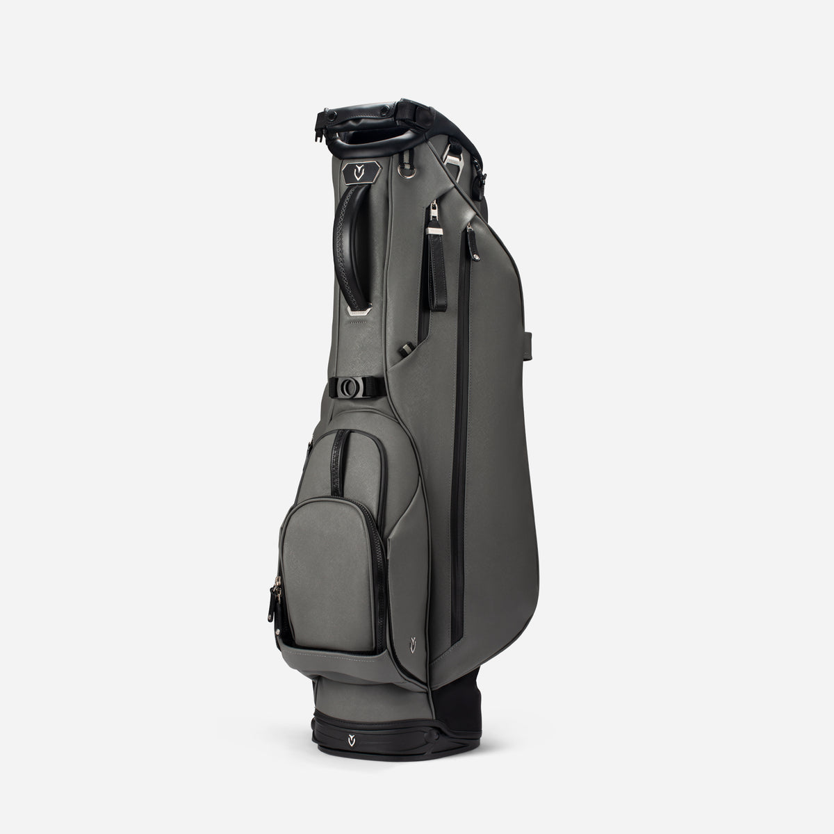 Lux Stand Crosshatch Grey vertical against a white background
