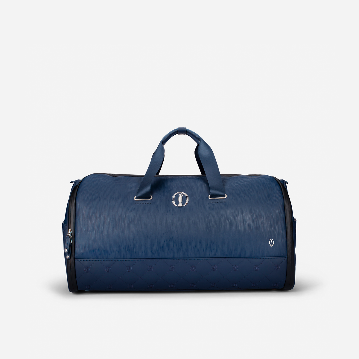 The Open x VESSEL Signature Garment Duffel against a white background