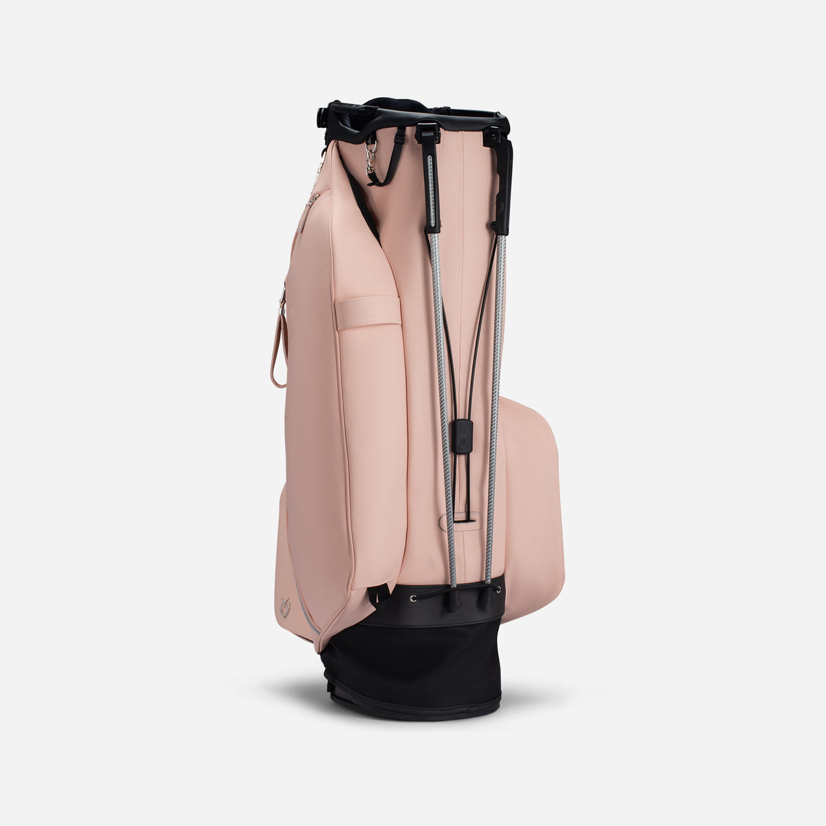 Rear view of Player VI Stand Croc Blush golf bag