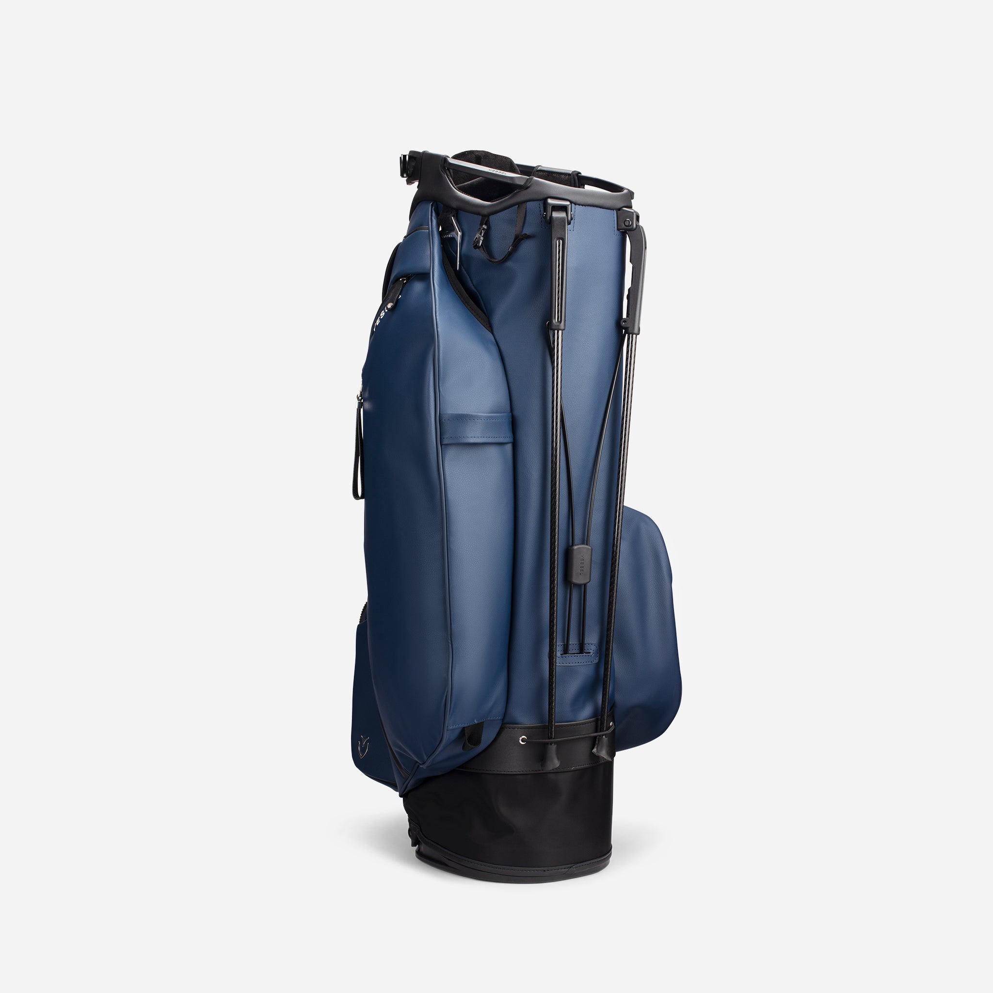 Backside of Navy Player V Pro Stand