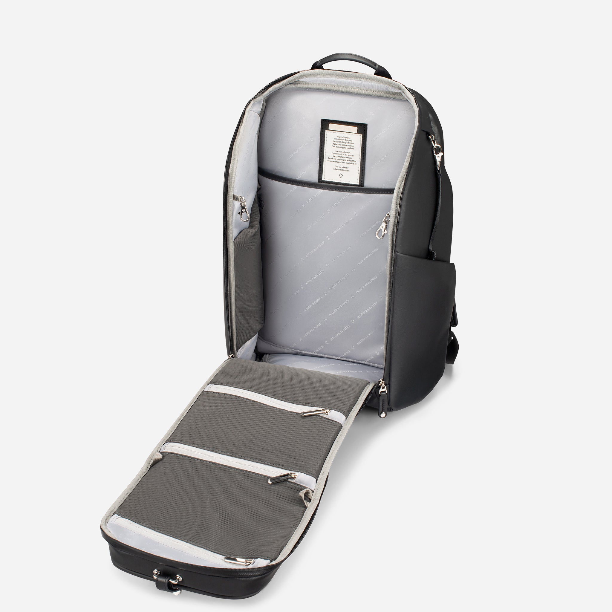 Main compartment of Black PrimeX 2.0 Plus Backpack