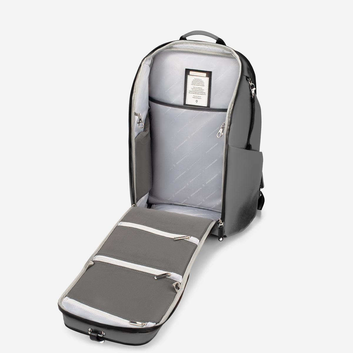 Main compartment of Grey PrimeX 2.0 Plus Backpack