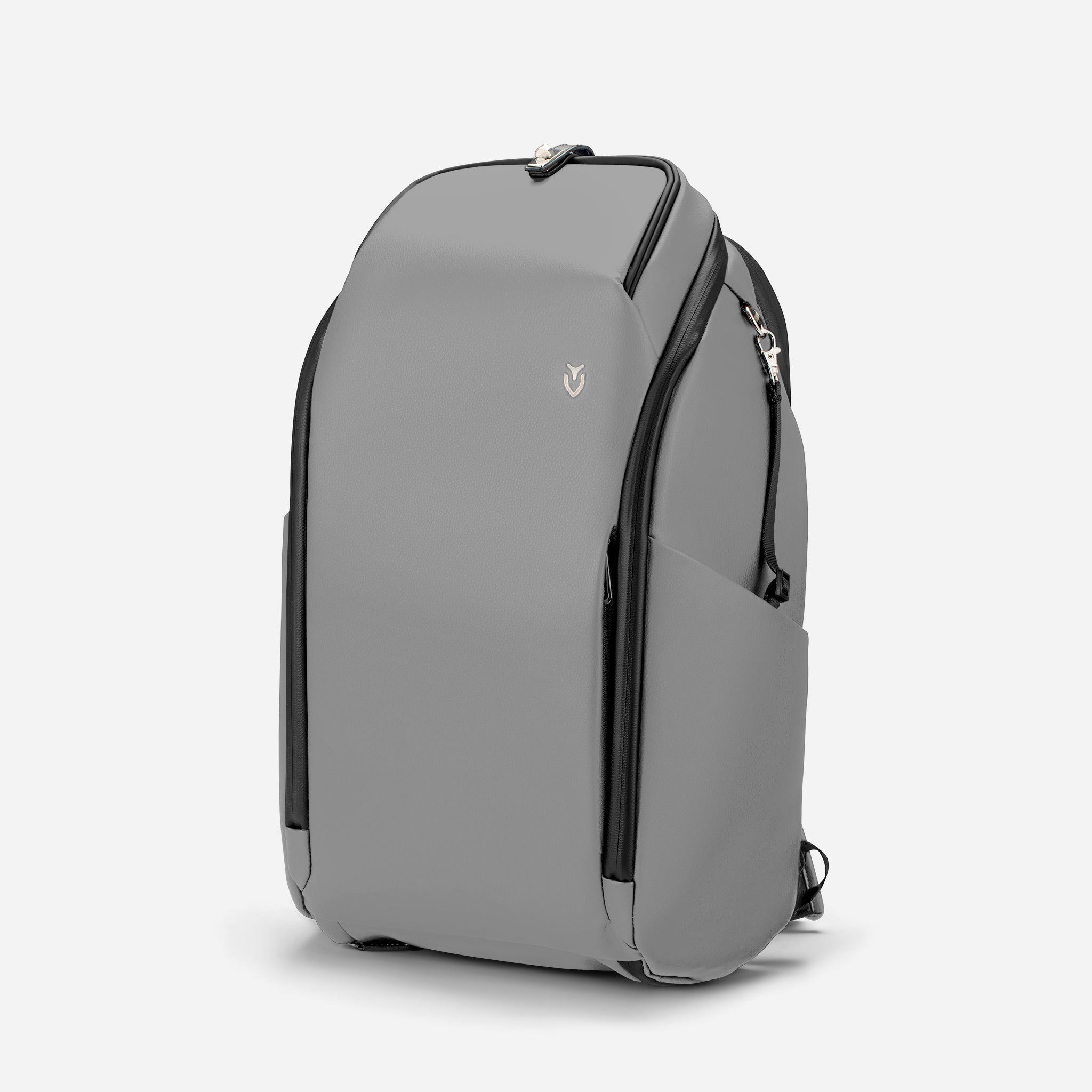 Grey PrimeX 2.0 Plus Backpack against a white background