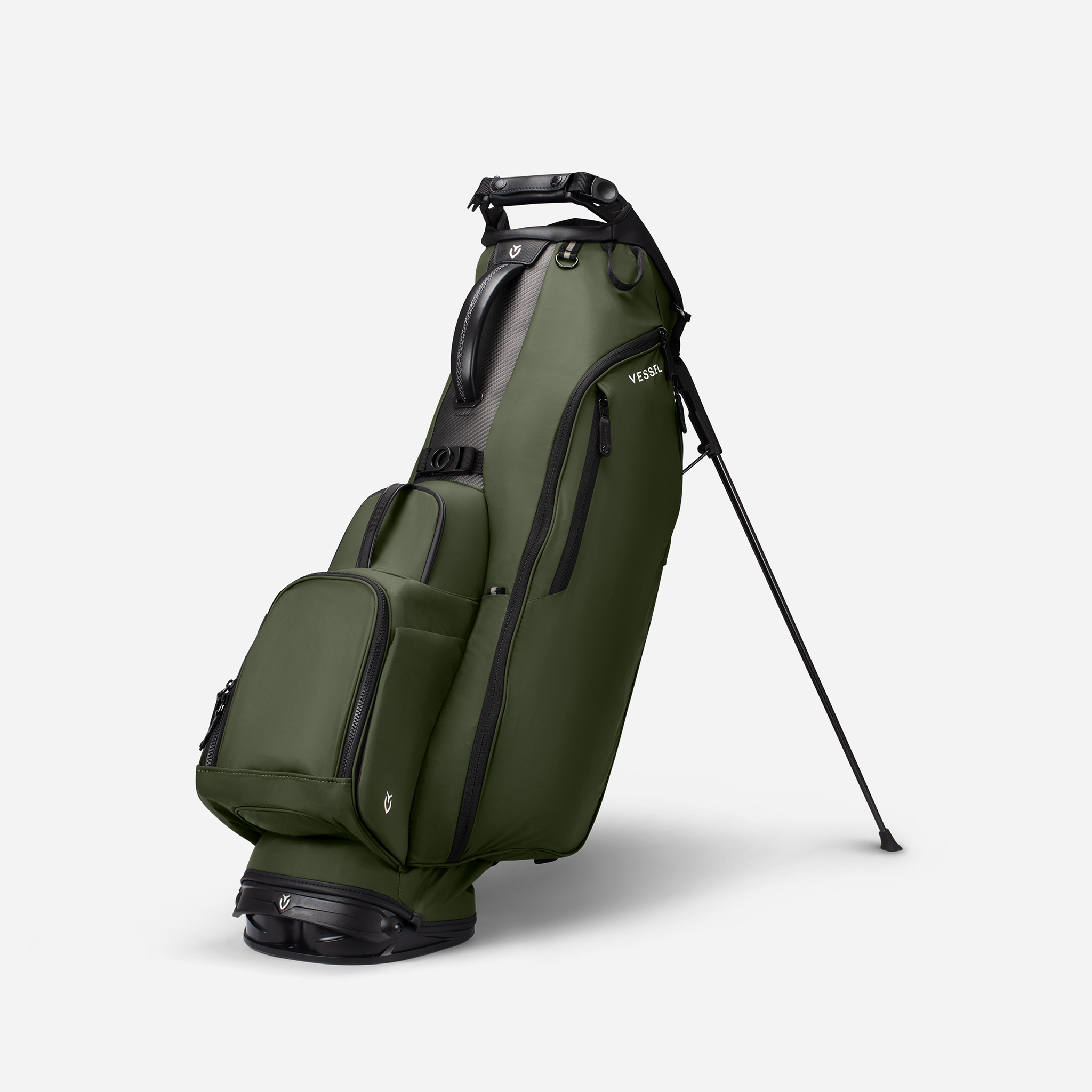 Player Air Carbon Stand Olive against a white background