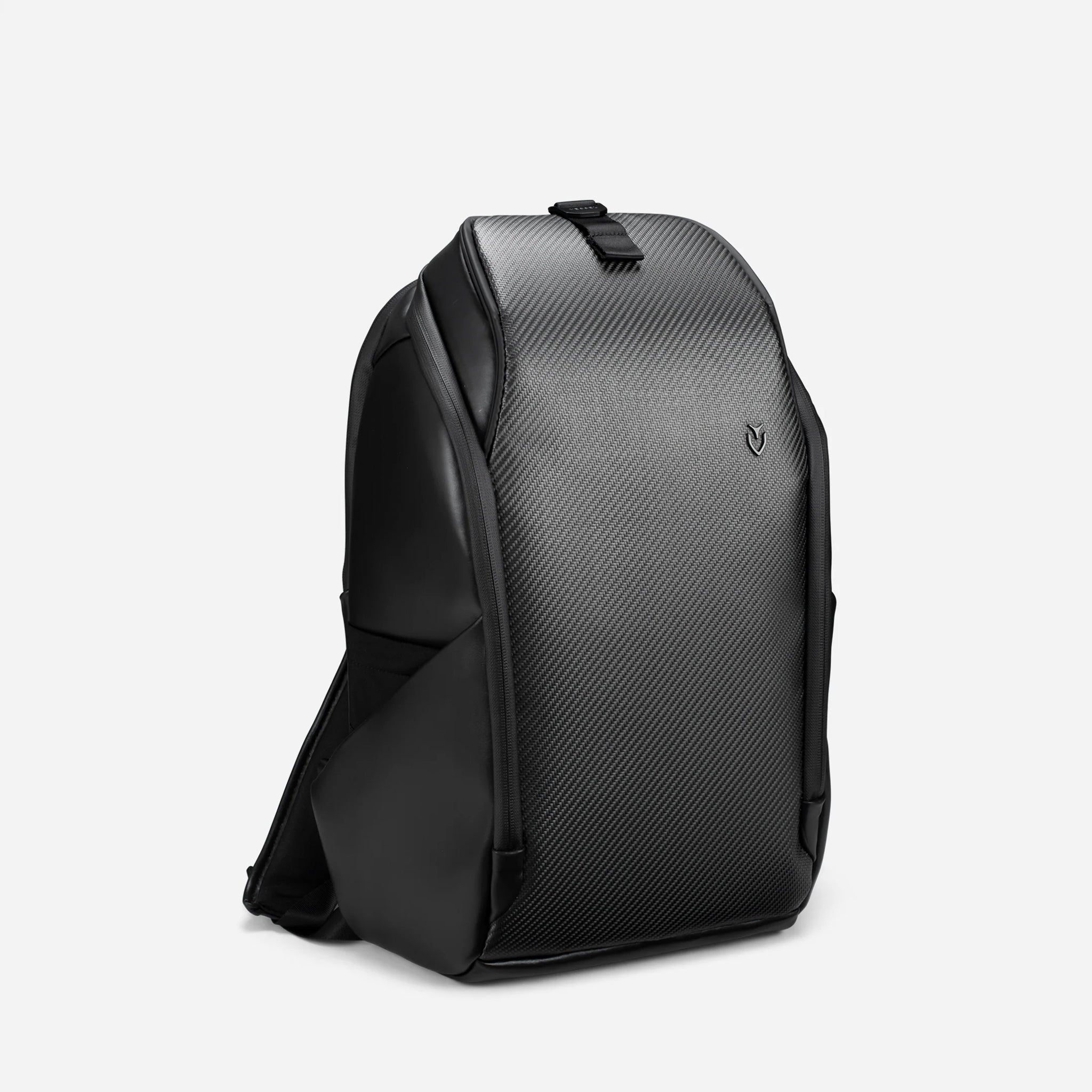 PrimeX Carbon Black Backpack turned to the right