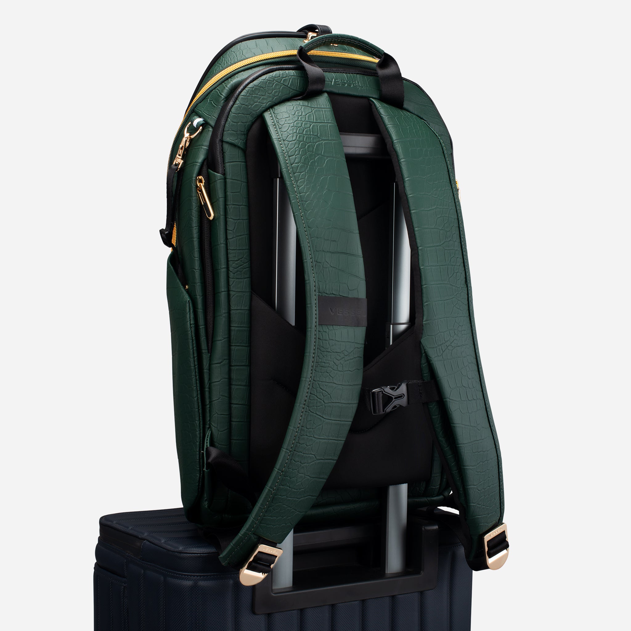 2026 Season Opener PrimeX 2.0 Backpack set on top of luggage