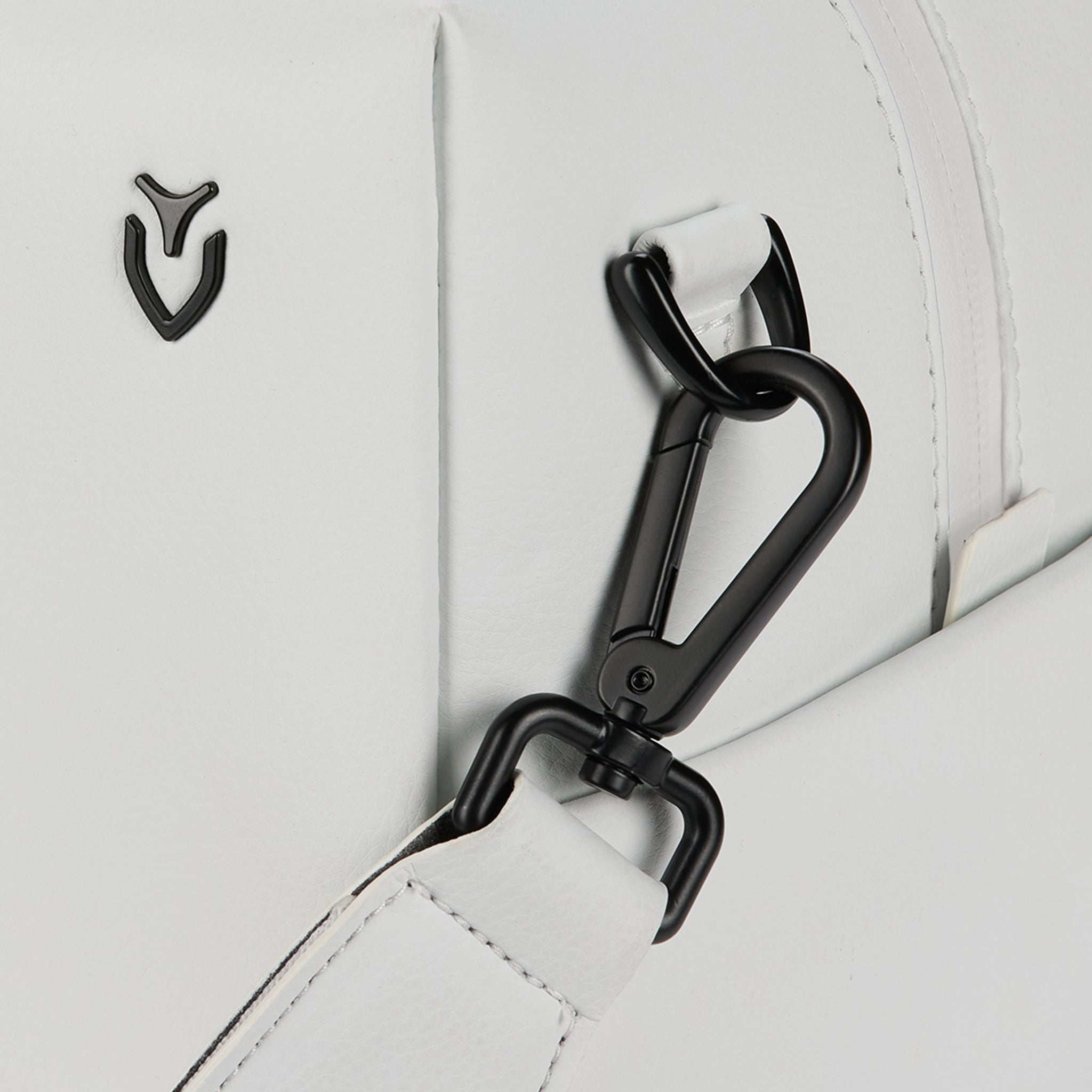 Sun Day Red x VESSEL Boston Duffel White view 3 #color_Pebbled White