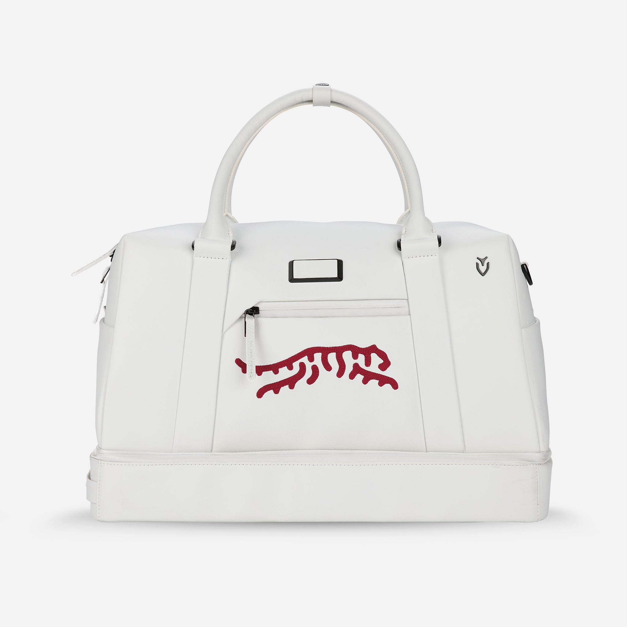 Sun Day Red x VESSEL Boston Duffel White view 1 #color_Pebbled White