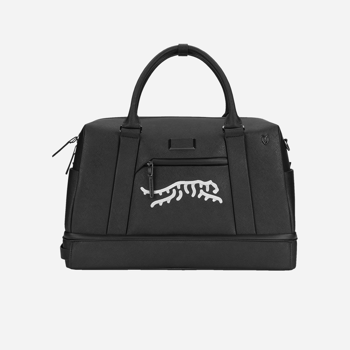 Sun Day Red x VESSEL Boston Duffel Black view 1 #color_Crosshatch Black