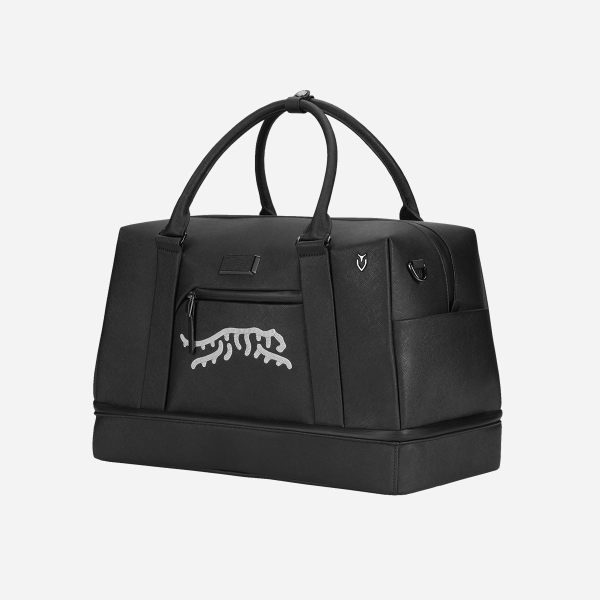 Sun Day Red x VESSEL Boston Duffel Black view 5 #color_Crosshatch Black