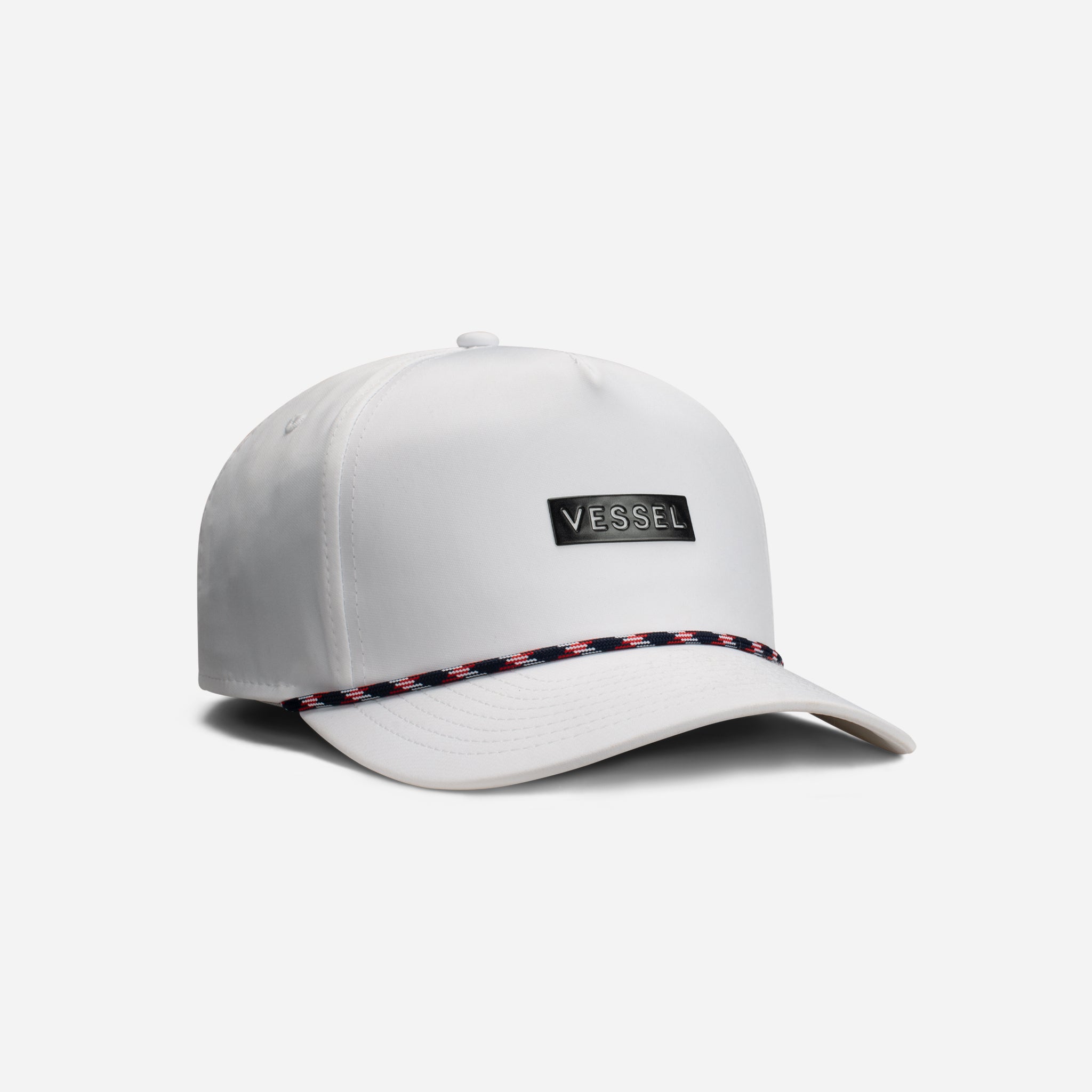 VESSEL Wrightson Rope Hat White view 3 #color_White / Red / Blue