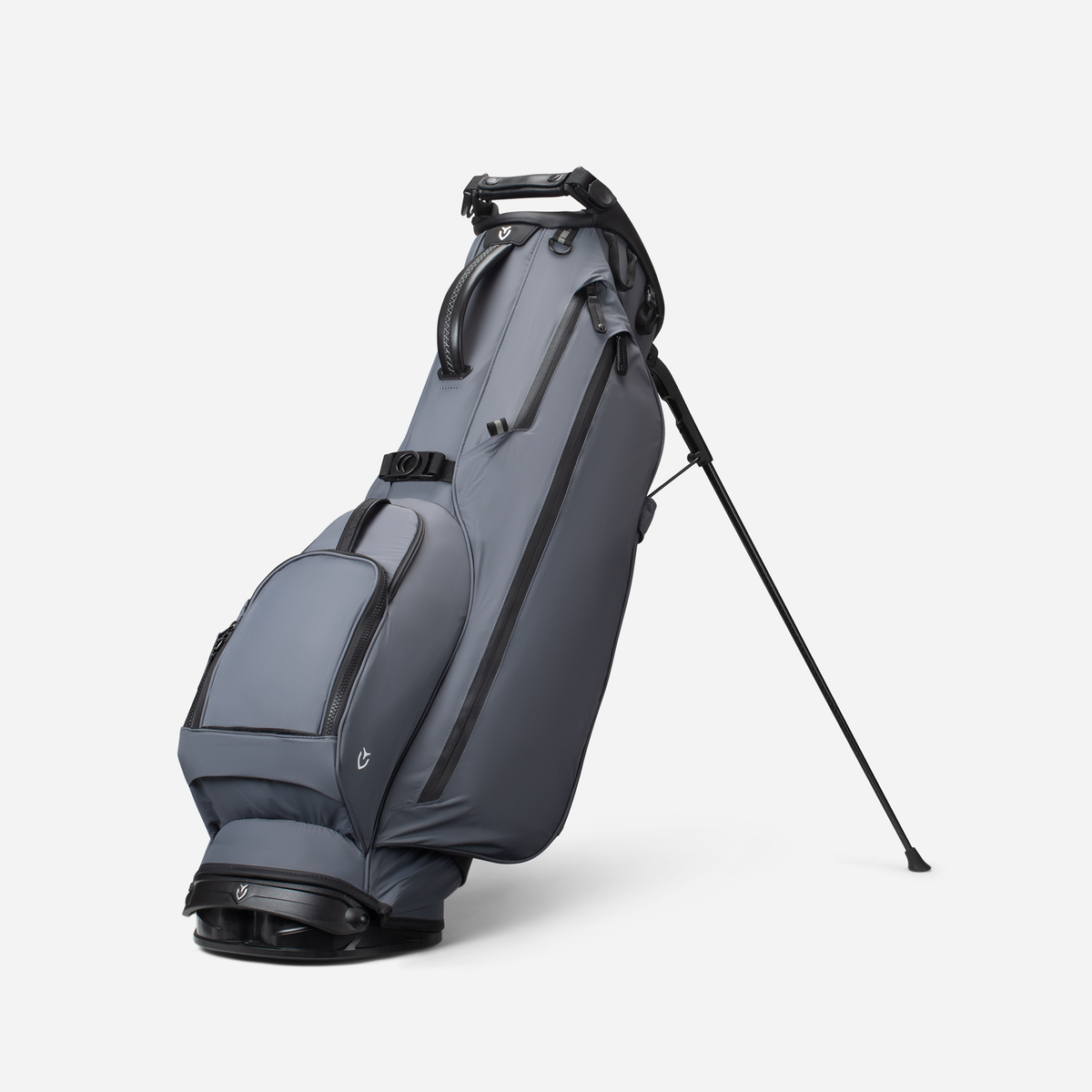 Grey Lux Air stand bag against a white background
