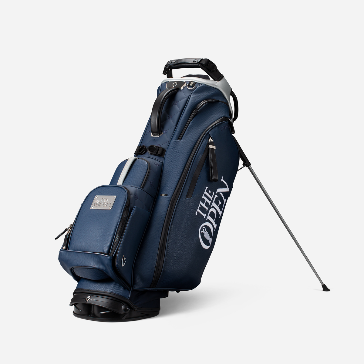 The Open x VESSEL Player V Pro Stand against a white background