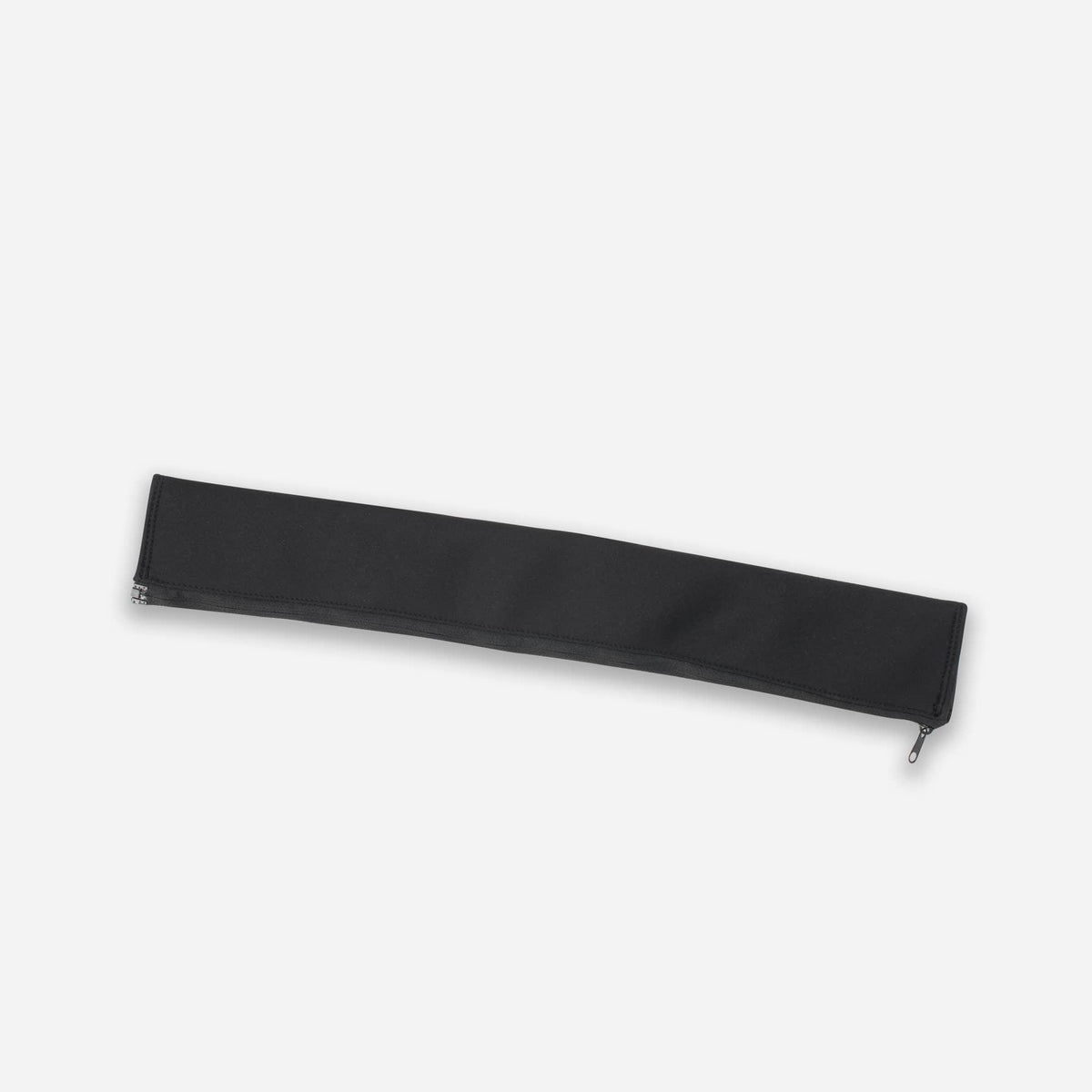 Back side of Cart Strap Sleeve on white background #color_pebbled black
