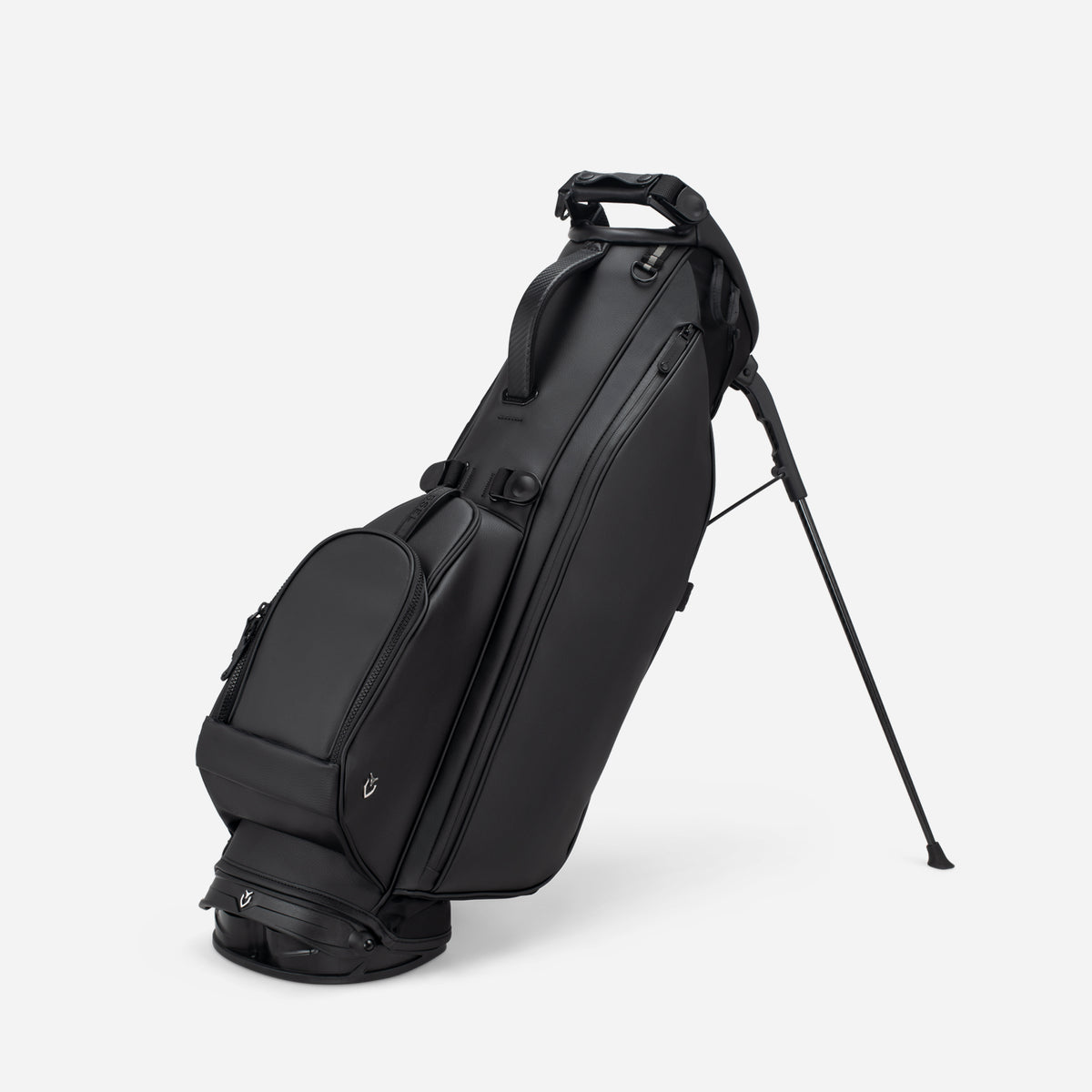 Junior Stand golf bag on a white background #color_black