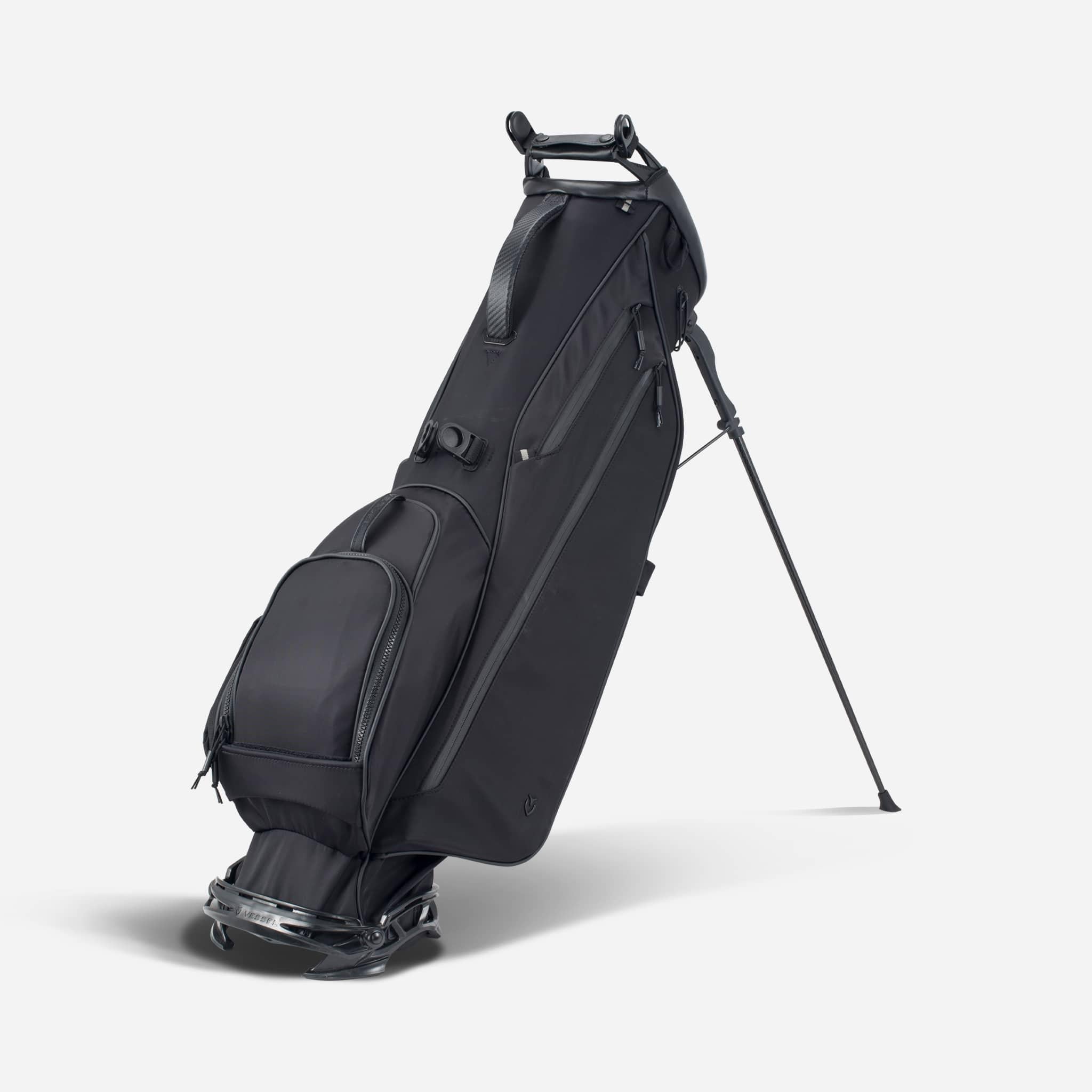 Lightweight Golf Ball Bag with Zipper ,Small Storage Bag Golf Accessories  Black 