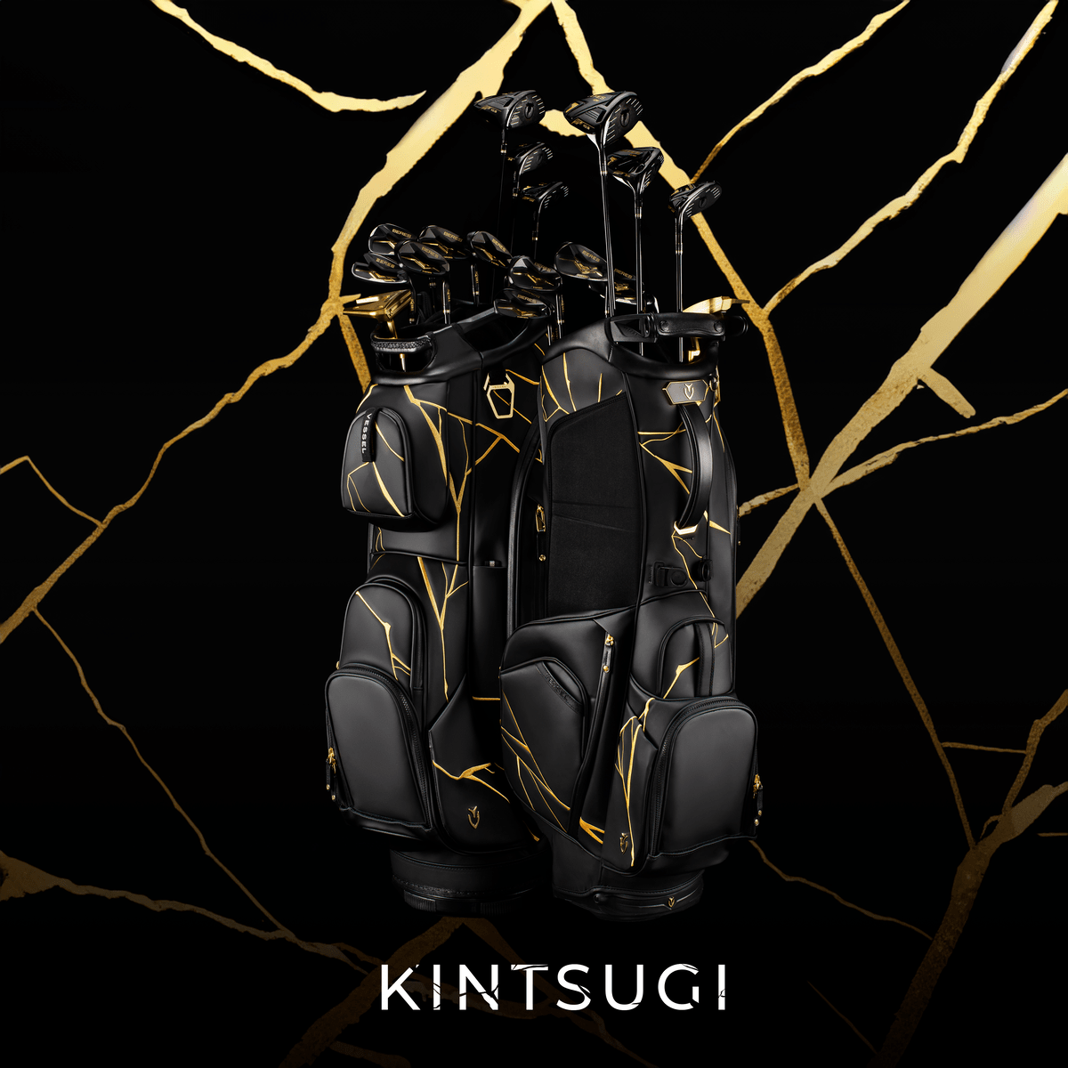 Unveiling Vessel's New Limited Edition Kintsugi Line of Golf Bags: A Masterpiece in Craftsmanship