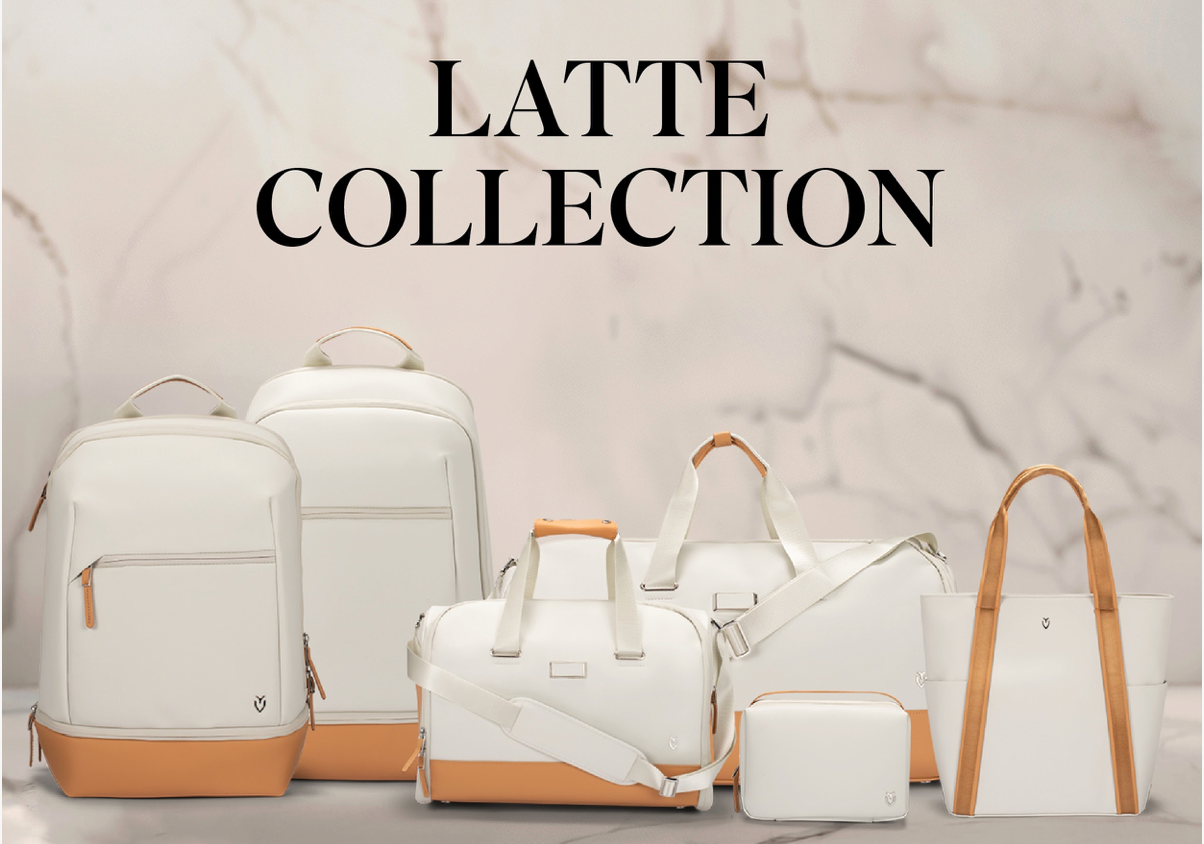 Elevate Your Travel Style with the VESSEL Latte Travel Collection