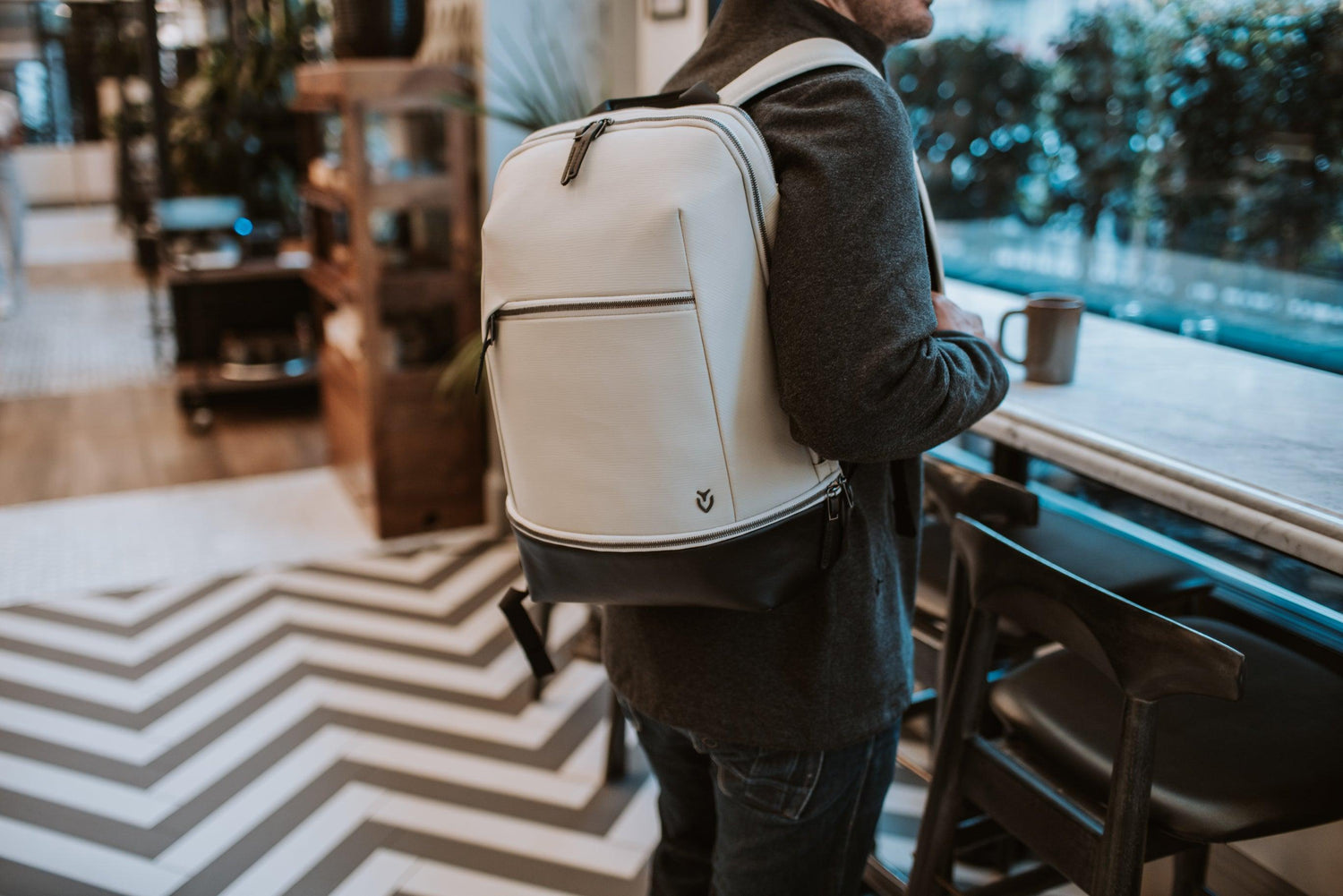 This Vegan Leather Laptop Bag offers a luxury design