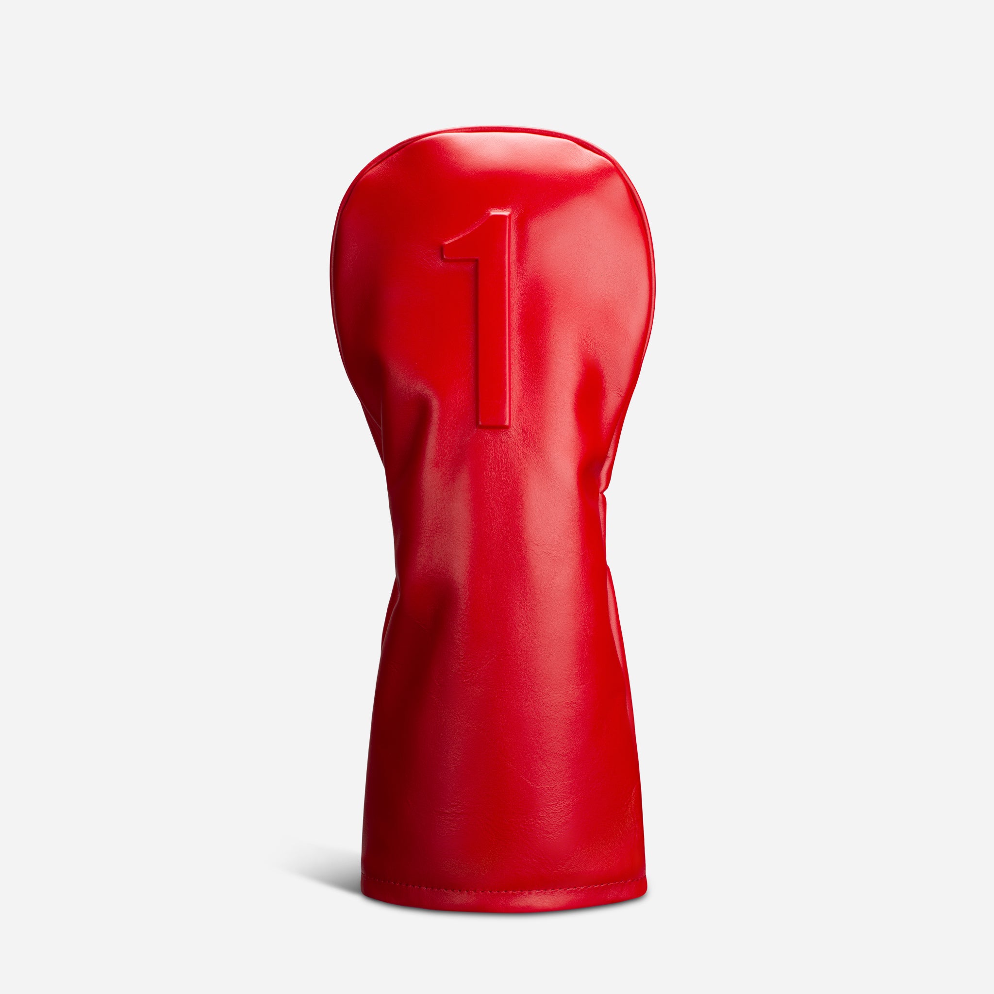 Crimson Lux Embosse leather headcover view 1 #size_driver