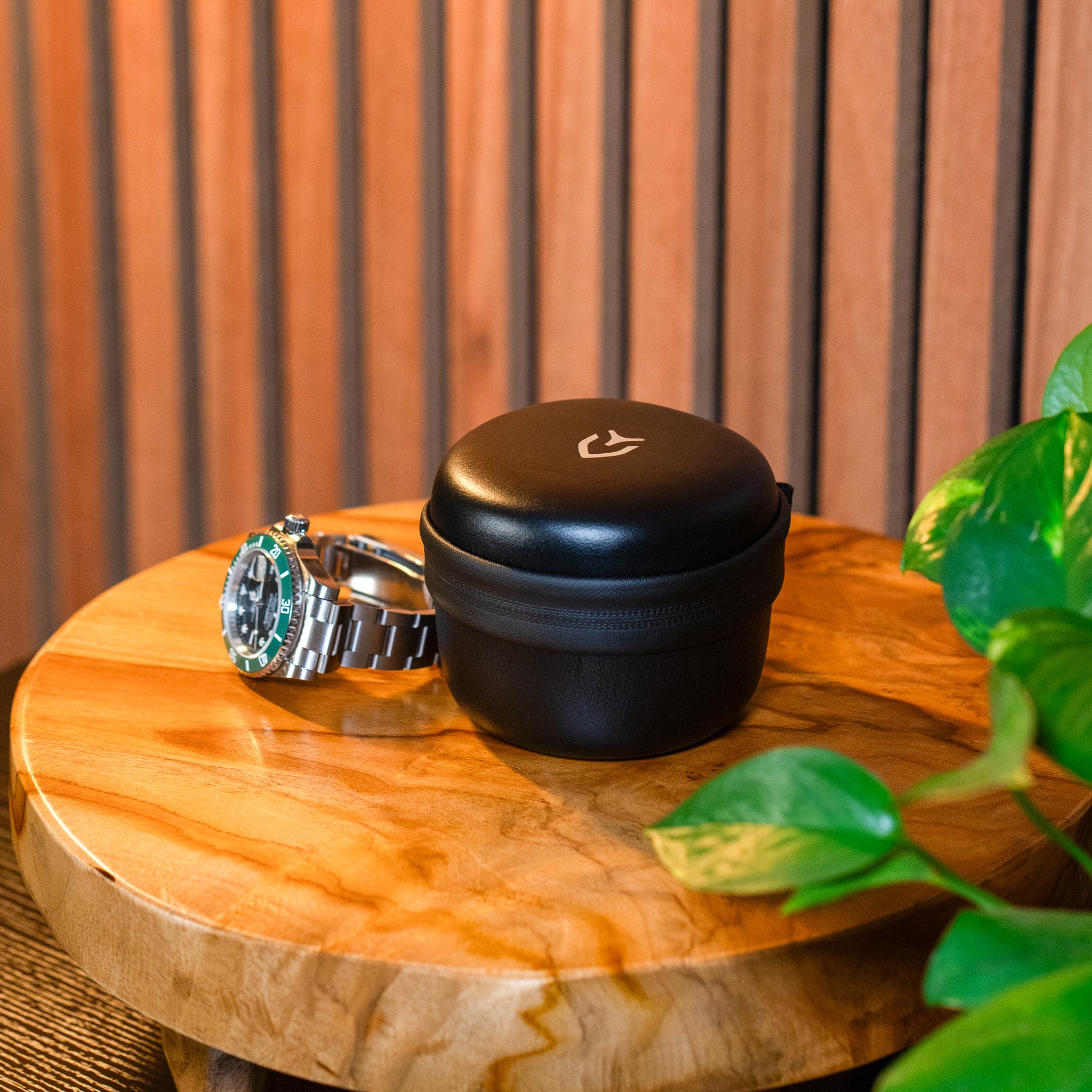 Leather Travel Watch Case
