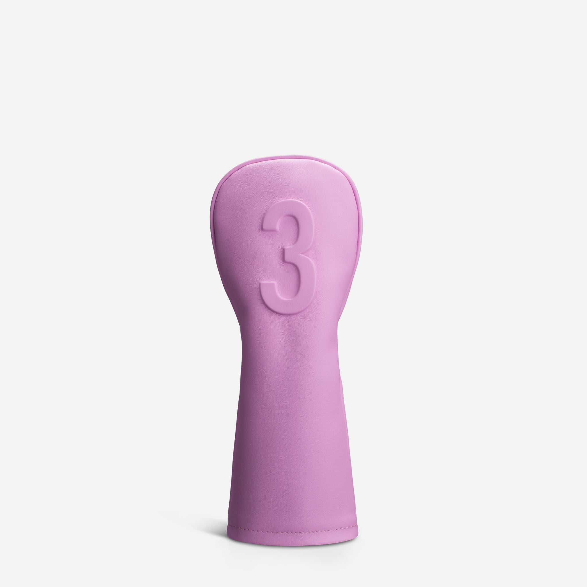Pink Lux Embosse leather headcover 3 Wood view 1 #size_3-Wood