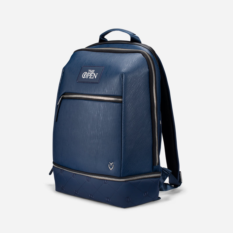 The Open x Vessel Signature Backpack, a luxury golf gift