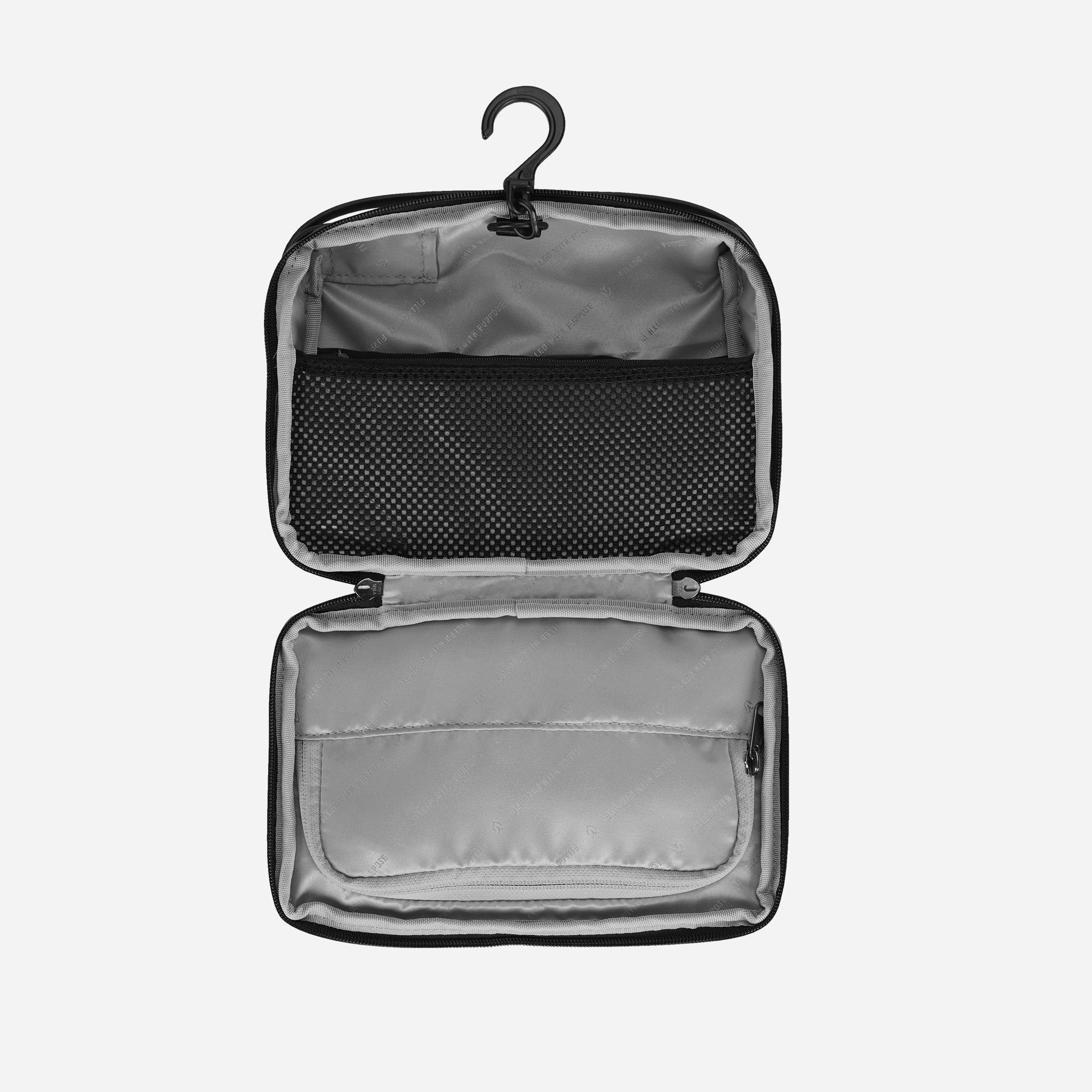 Sun Day Red x VESSEL Signature Toiletry Bag LE Crosshatch Black view 3