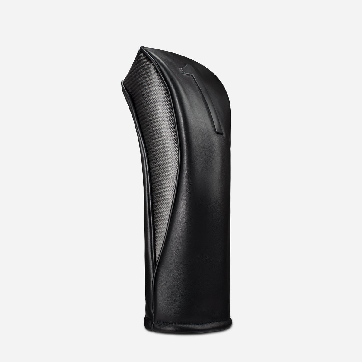 Side view of carbon fiber on Lux Carbon Embossé Headcover